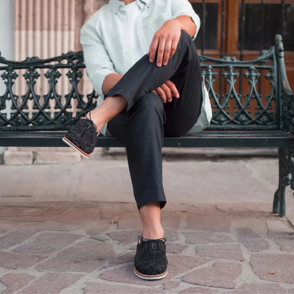 Autentico Suede Noir - Derbies homme Mapache