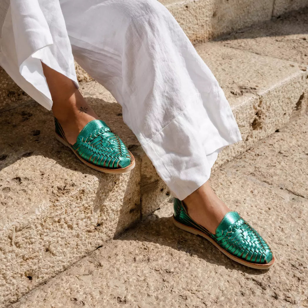 Alegre Vert Émeraude - Huarache Mapache