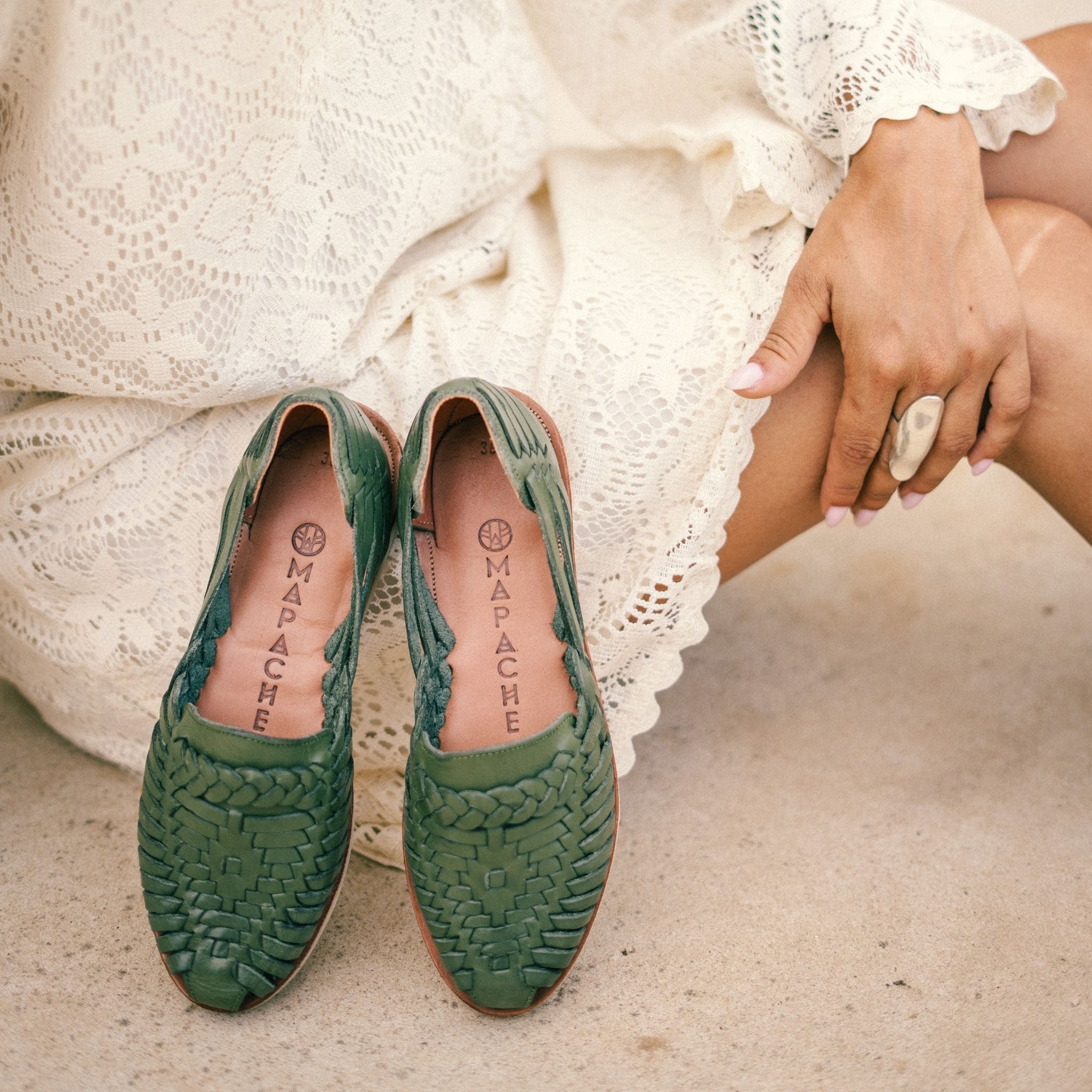 Alegre Olive - Huarache Mapache