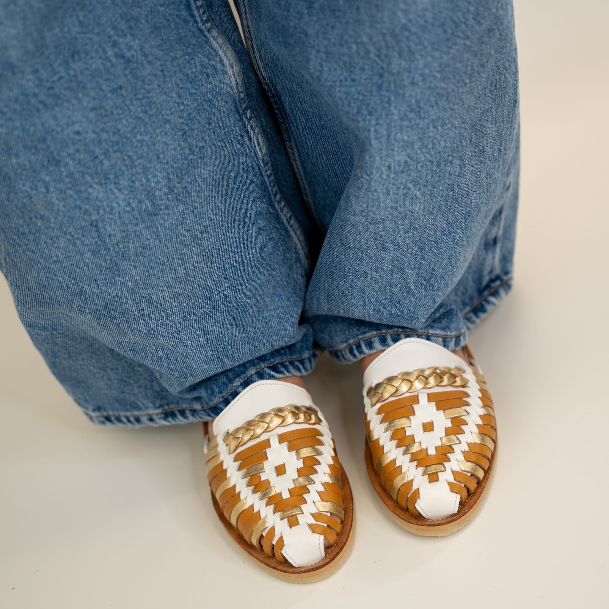 Huarache Alegre Camel Champagne - Mapache