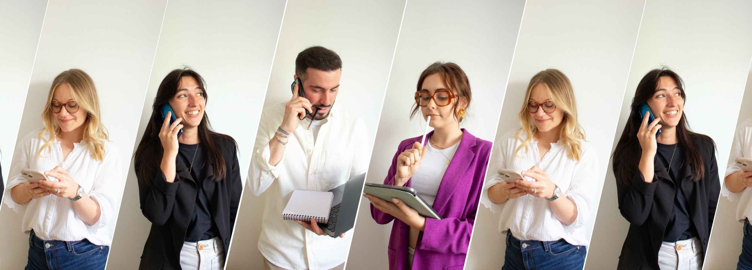 La team Mapache : Lara, responsable communication ; Chlöé, responsable BtoB ; Jonathan, fondateur ; Claire, directrice marketing