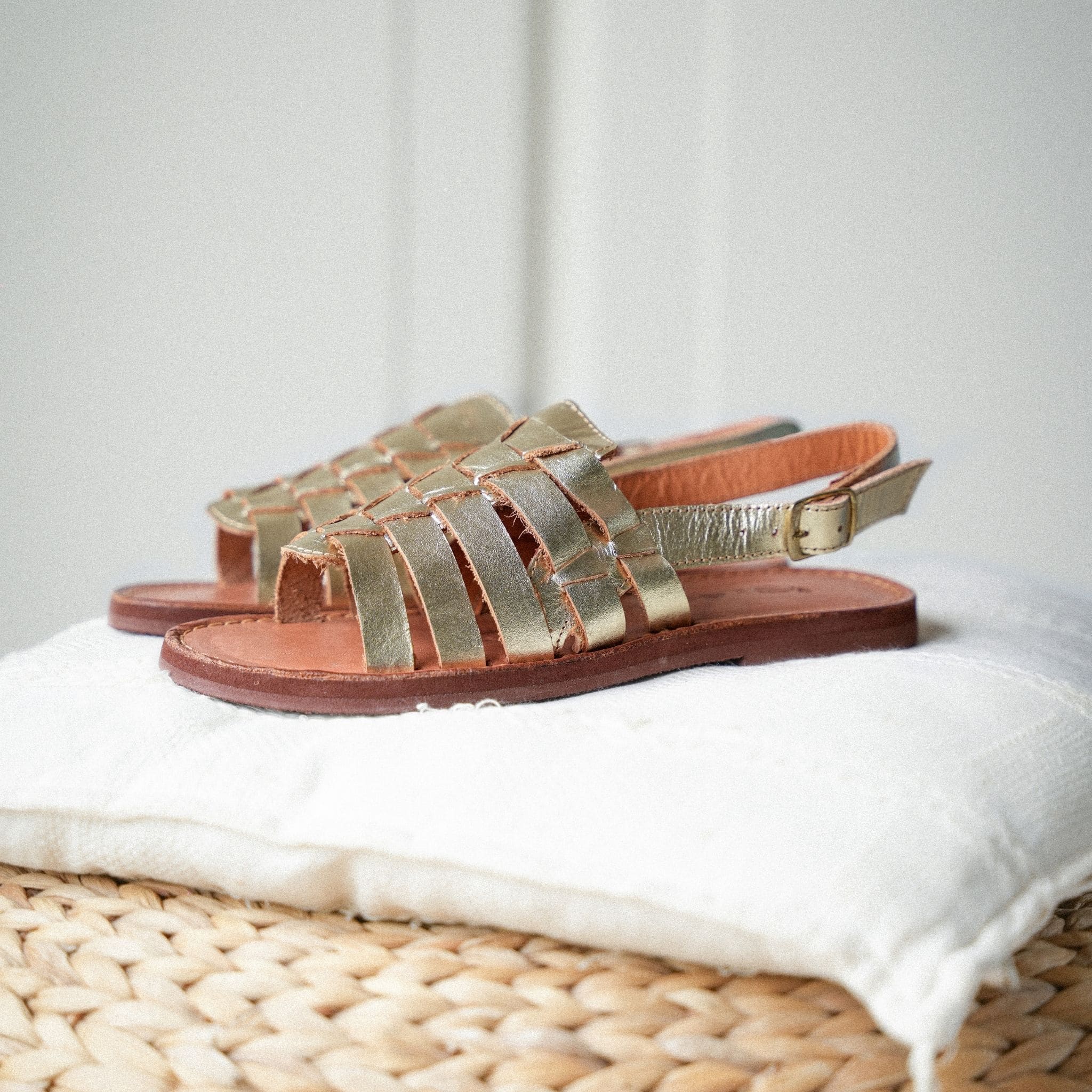 CALI CHAMPAGNE - SANDALE FEMME MAPACHE