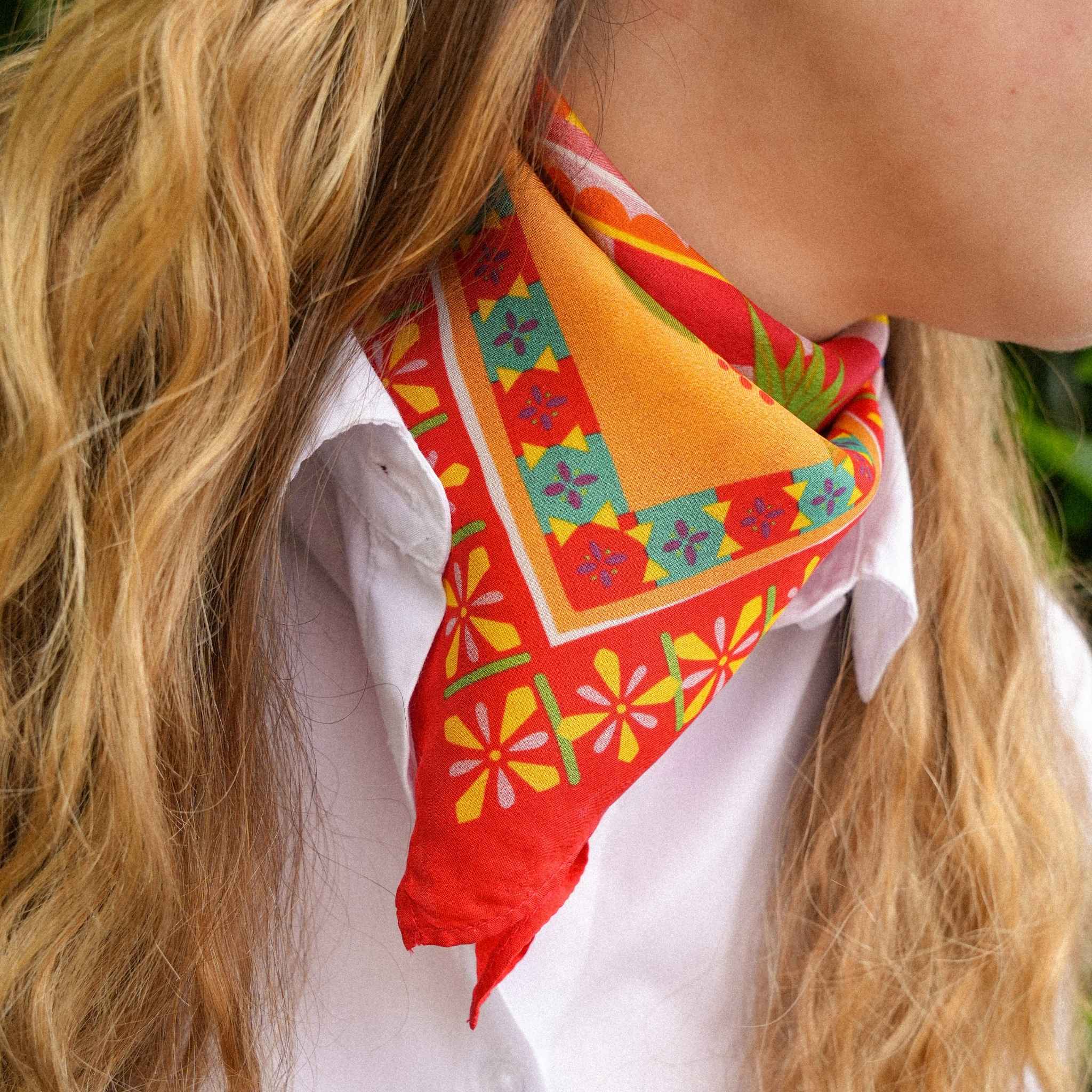 FOULARD COLORES DE ALEGRIA - MAPACHE
