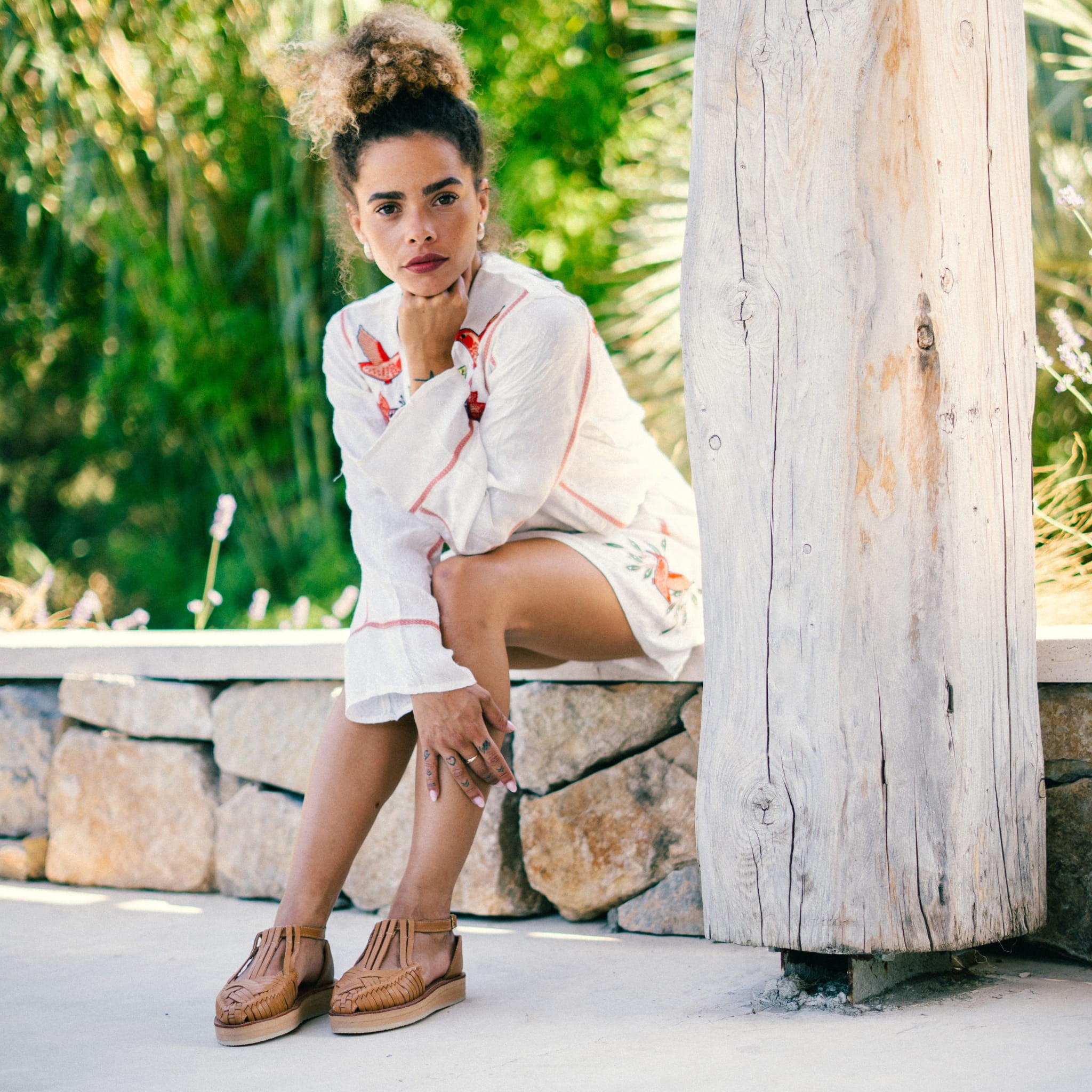 ISIDORA CAMEL - HUARACHE FEMME MAPACHE