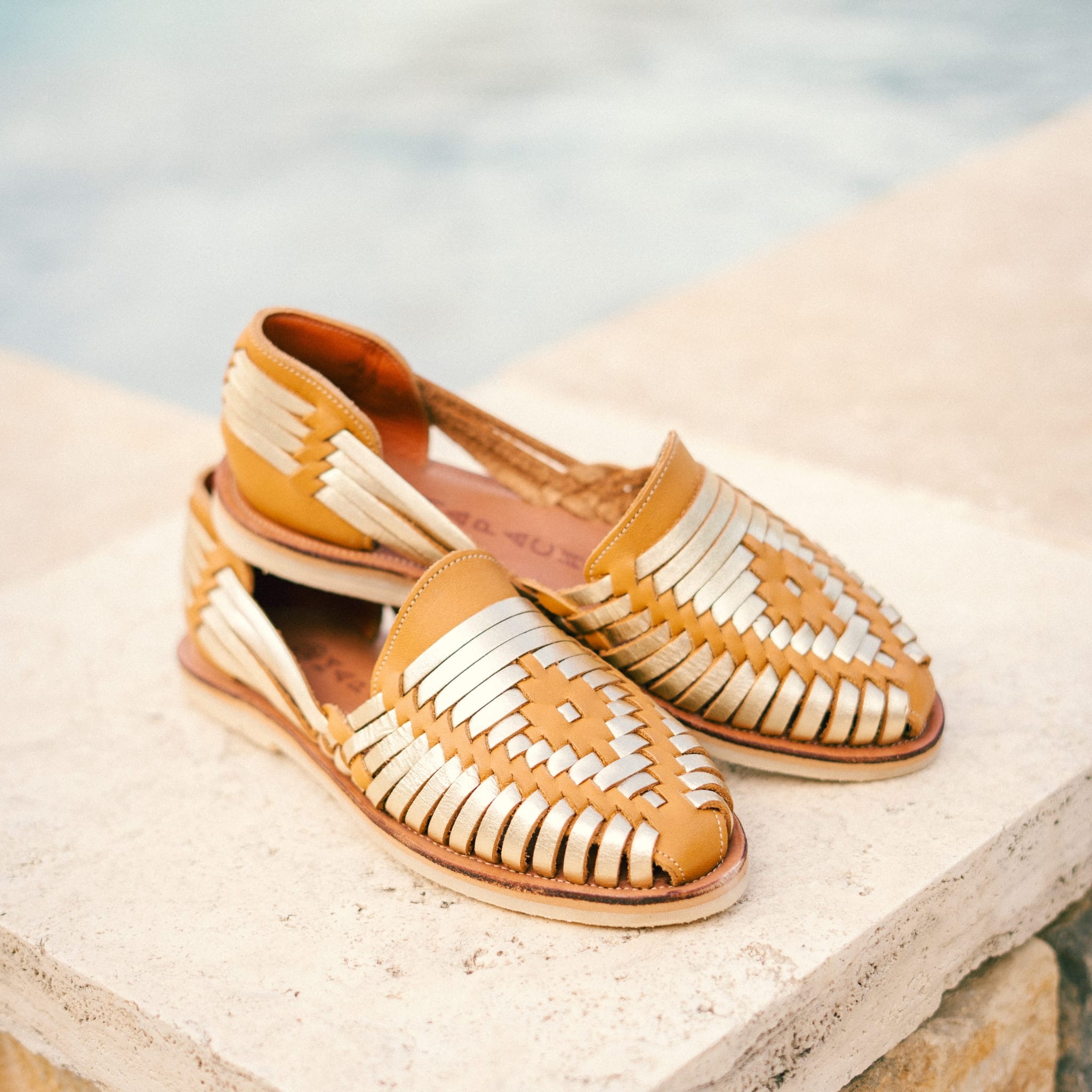 Ibarra Camel Champagne - Huarache Mapache