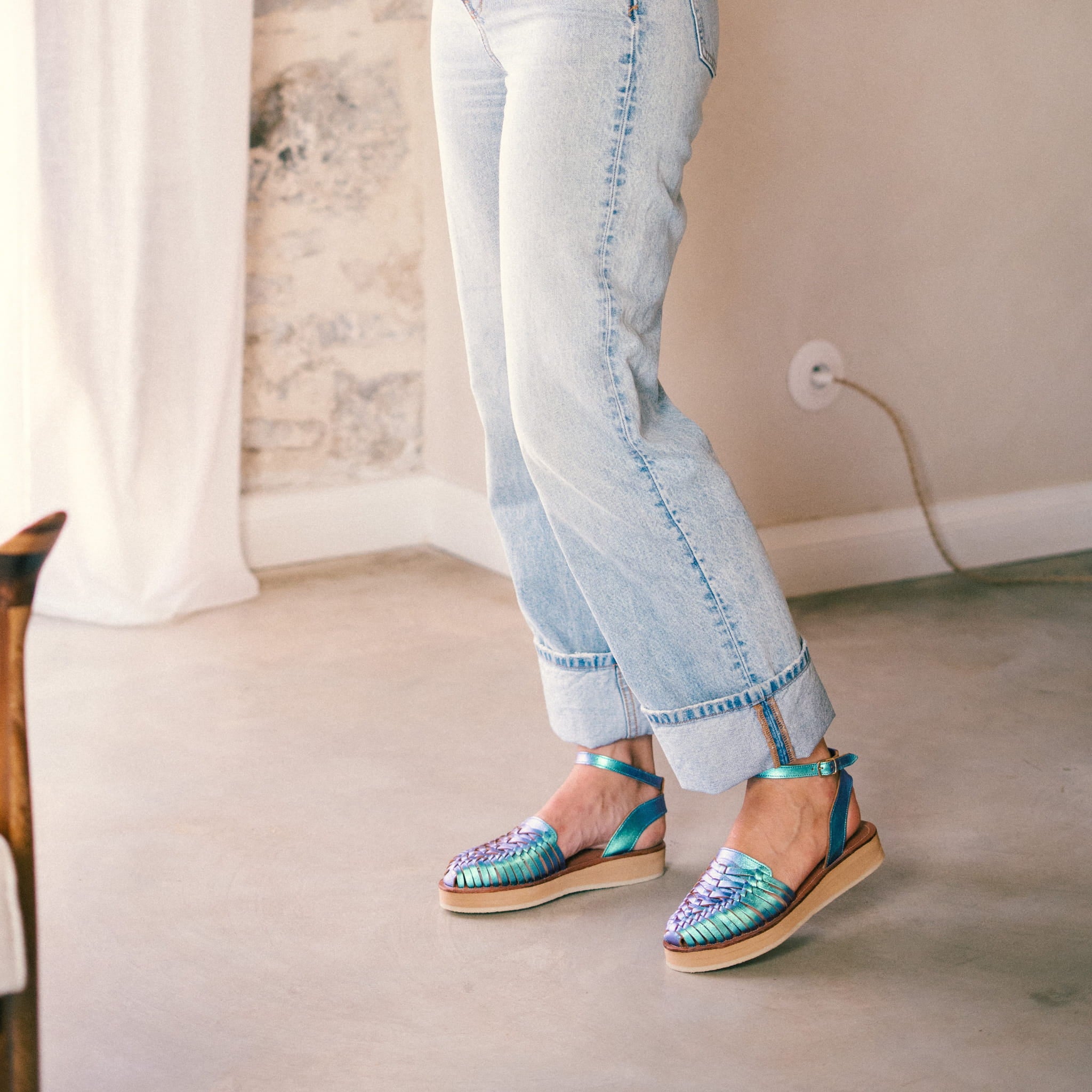 LOMA BLUE MERMAID - SANDALE FEMME MAPACHE