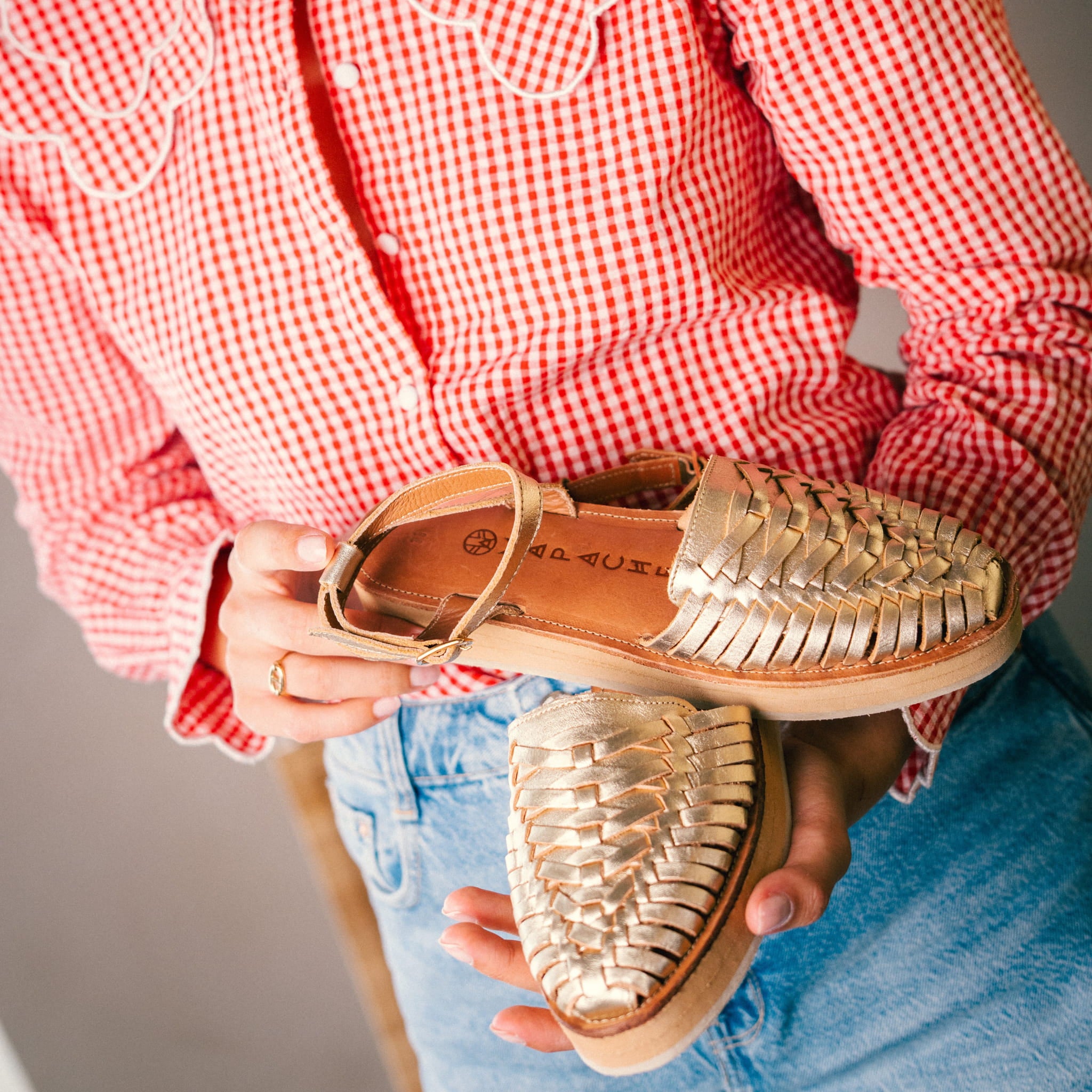 LOMA CHAMPAGNE - SANDALE FEMME MAPACHE