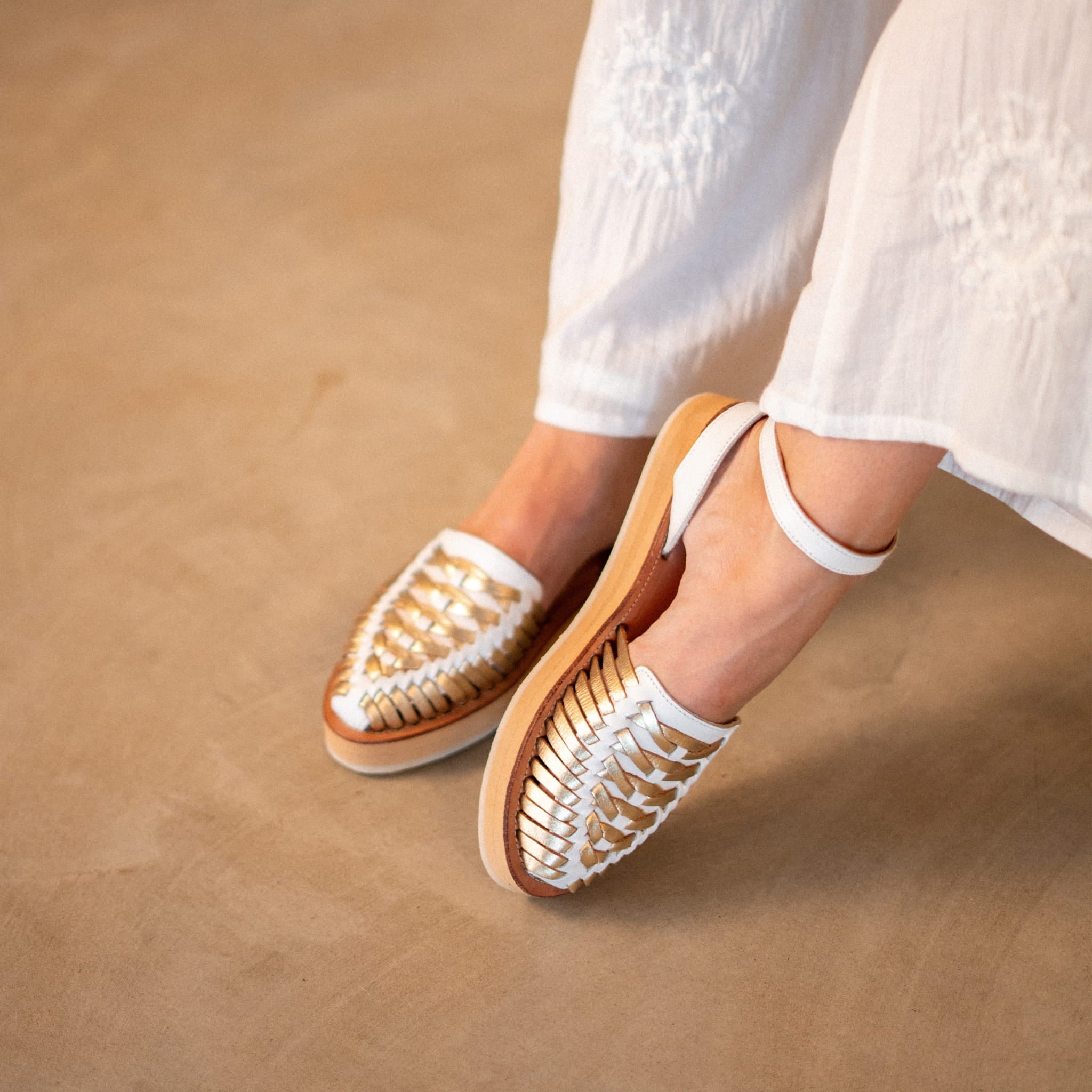 LOMA COCO CHAMPAGNE - SANDALE FEMME MAPACHE