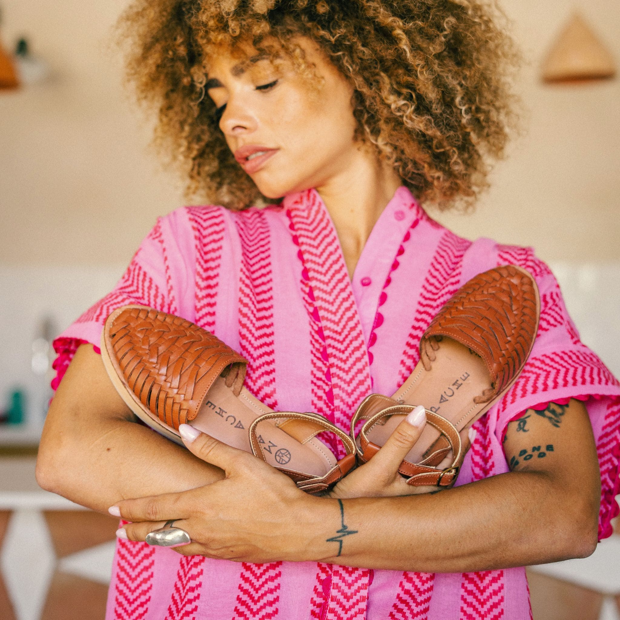 LOMA TABAC - SANDALE FEMME MAPACHE