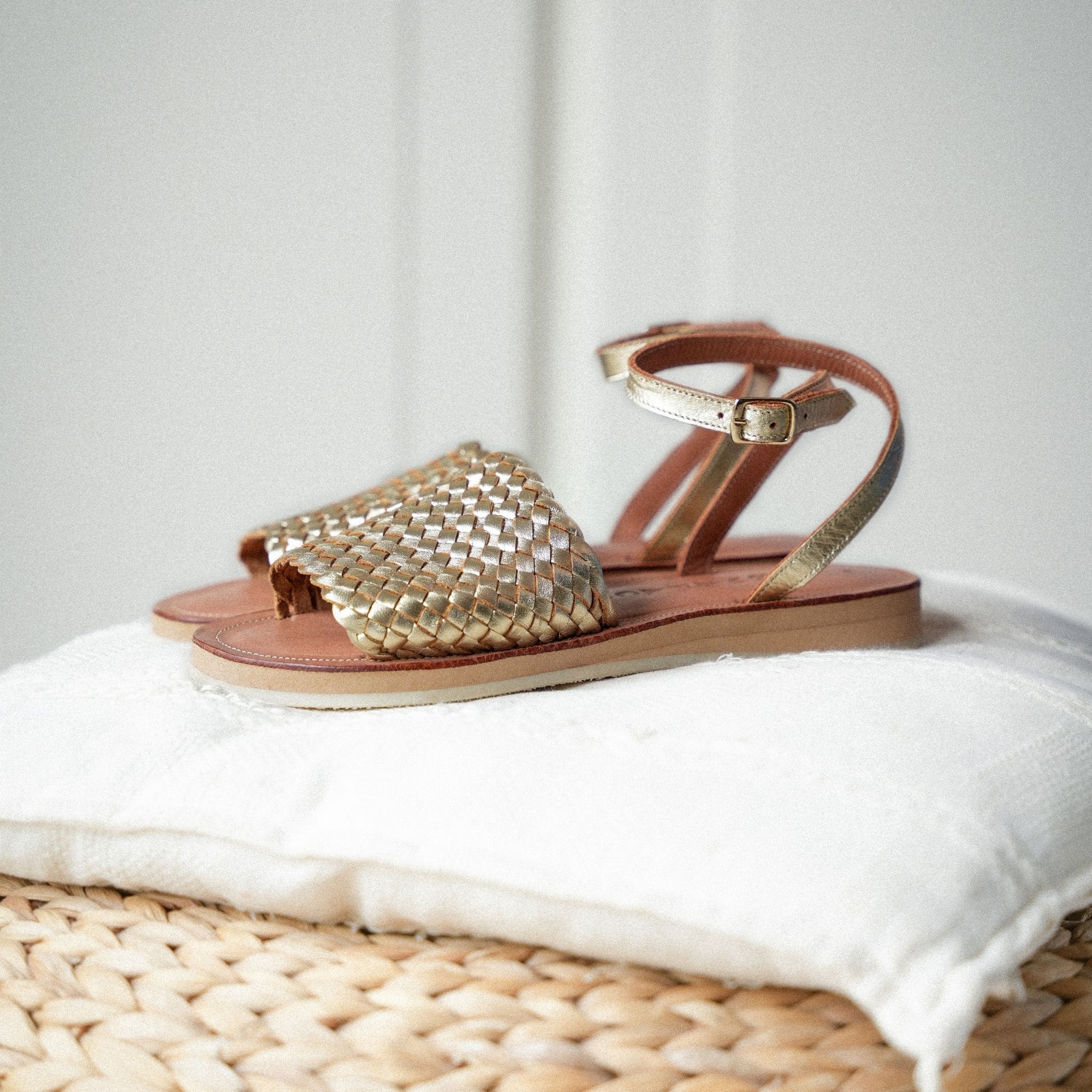MILA CHAMPAGNE - SANDALE FEMME MAPACHE