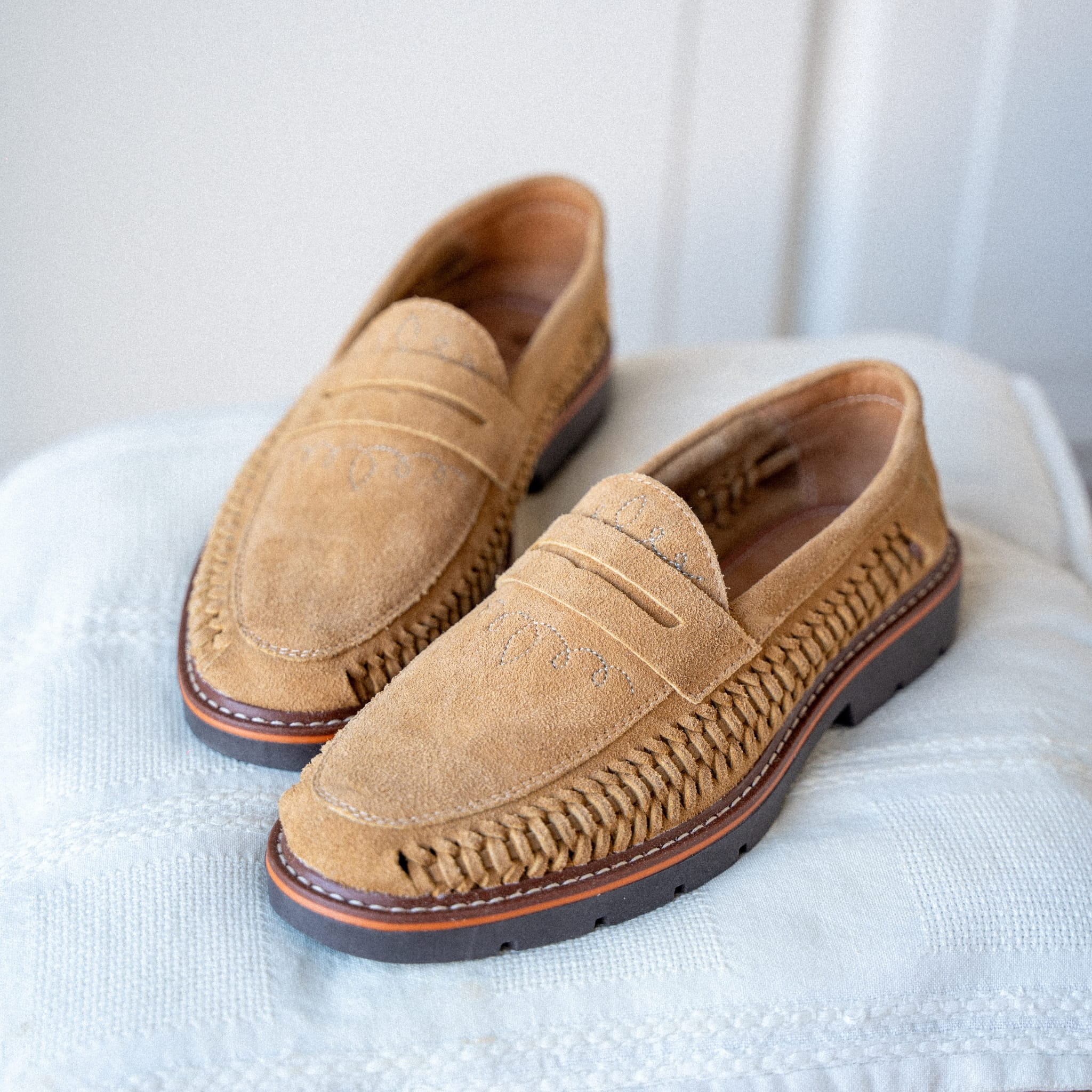 ERNESTO SUEDE MIEL - MOCASSIN HOMME MAPACHE