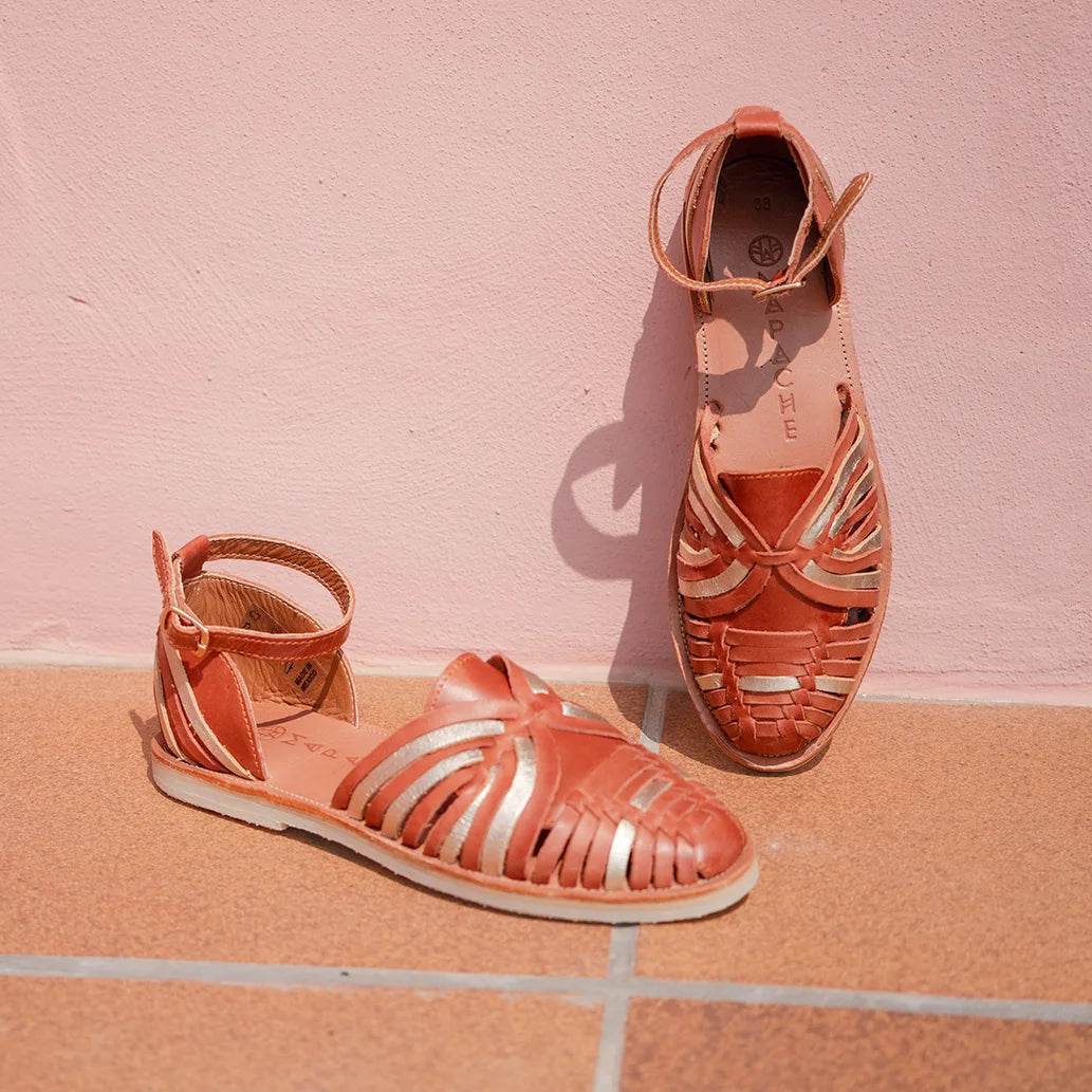 Nayeli Tabac Champagne - Huarache Mapache