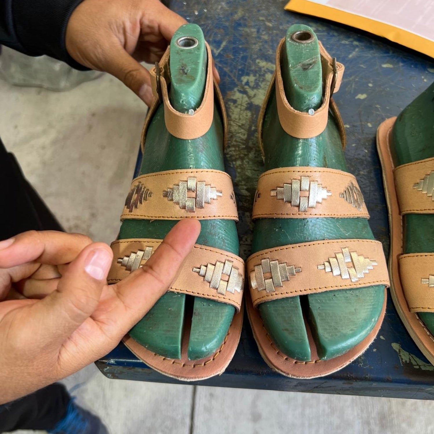 Modification du design d'un prototype de sandales