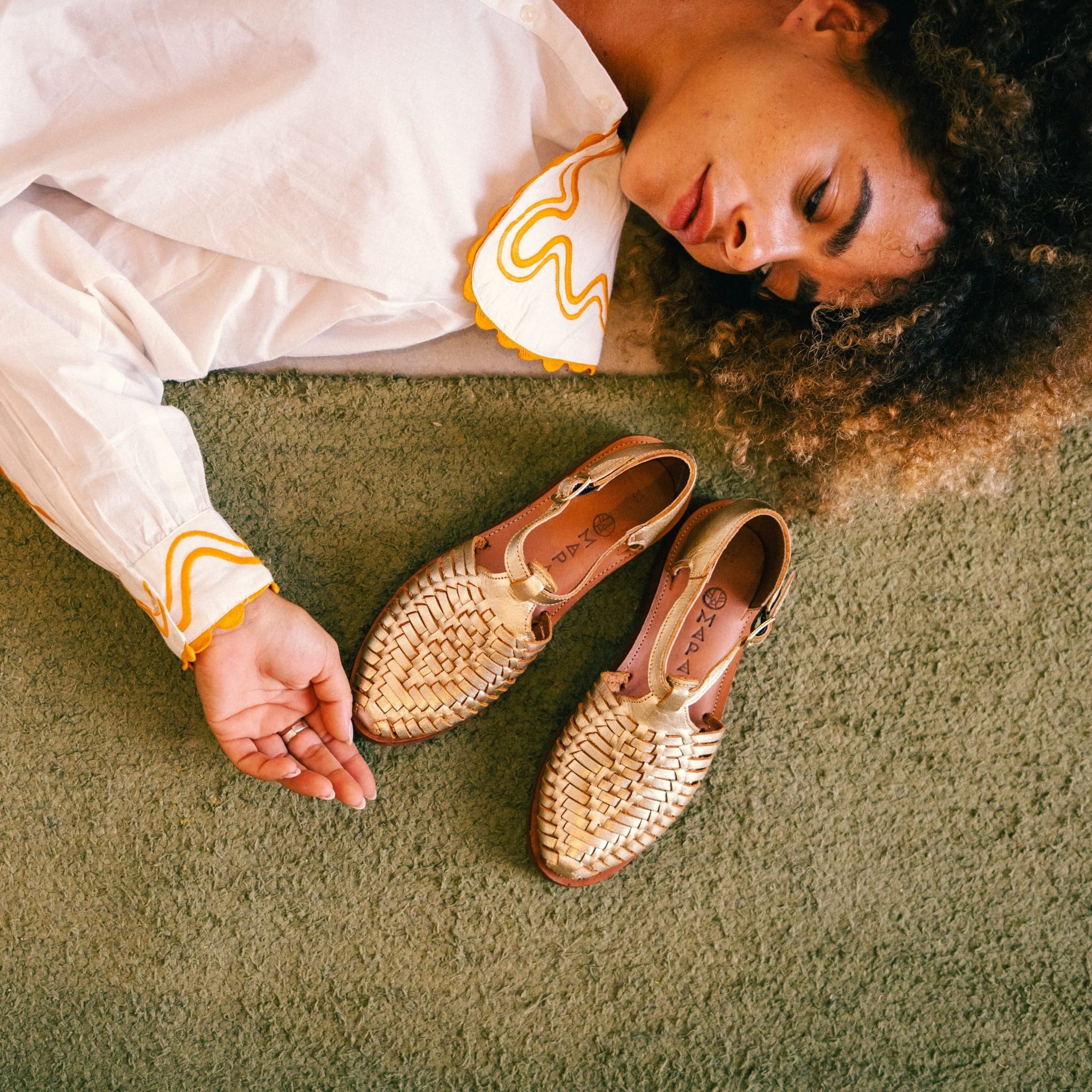 PEONIA CHAMPAGNE - HUARACHE FEMME MAPACHE