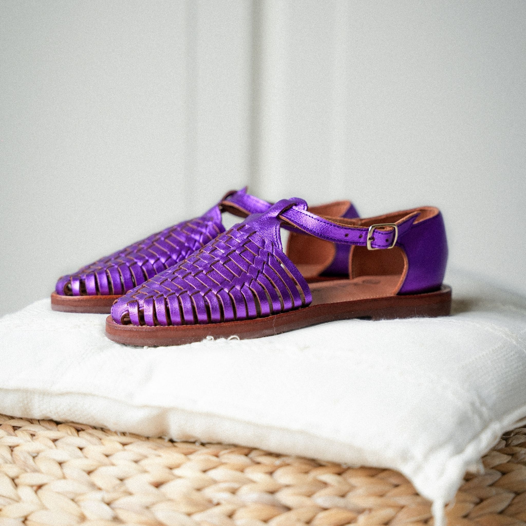 PEONIA VIOLET FLASHY - HUARACHE FEMME MAPACHE