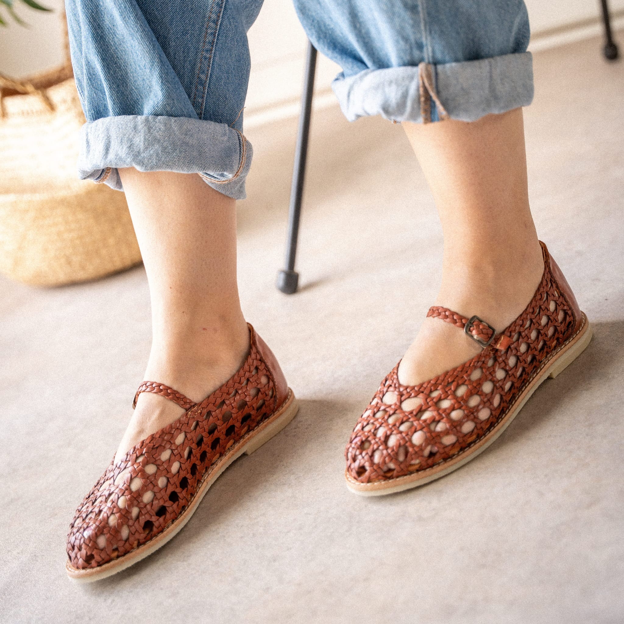 PIA TABAC - HUARACHE FEMME MAPACHE