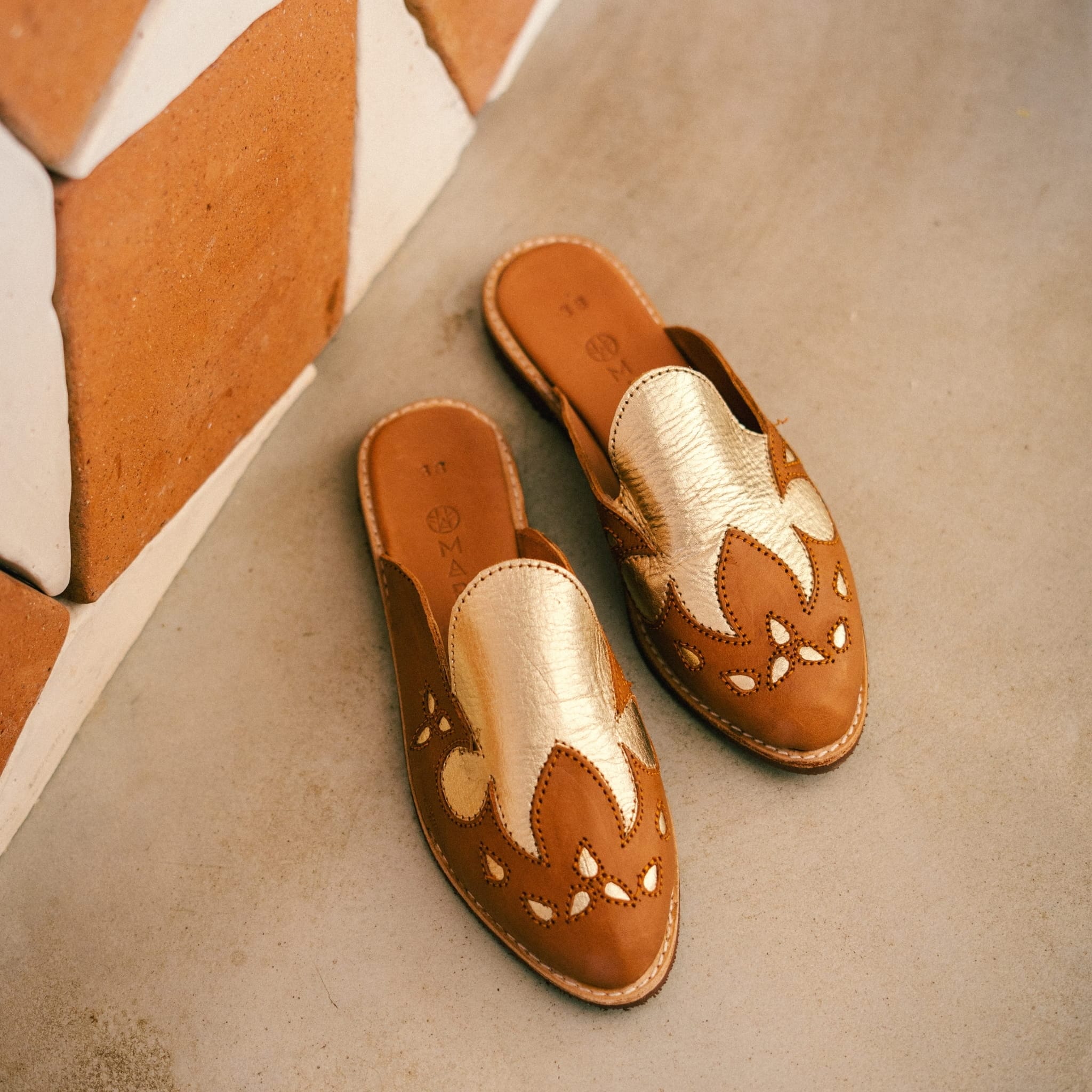 SANTIAGO NOISETTE CHAMPAGNE - MULE FEMME MAPACHE