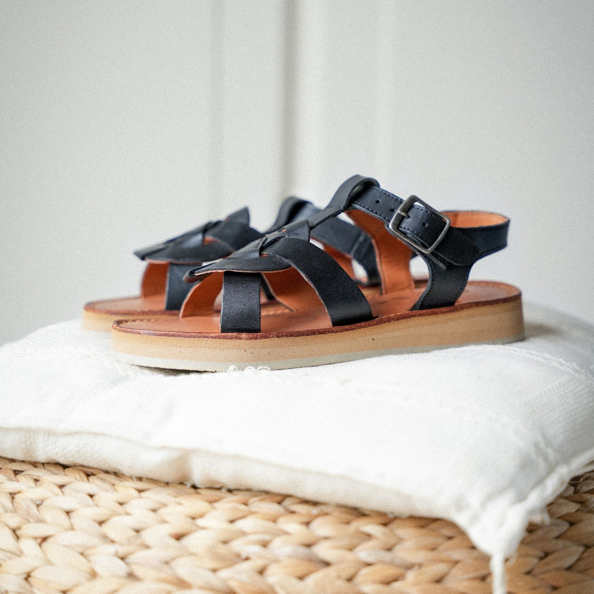 TULUM NOIR - SANDALE FEMME MAPACHE