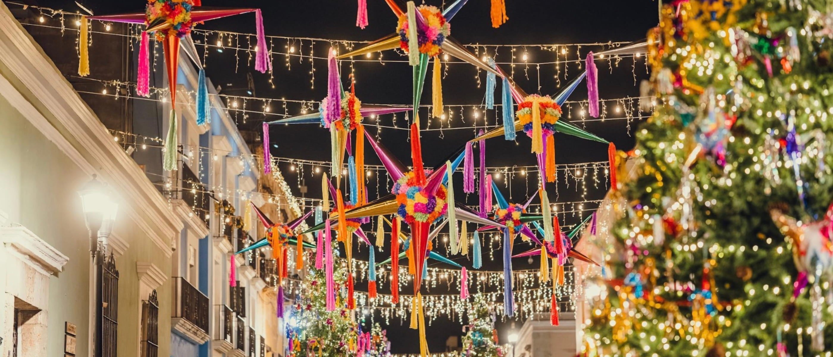 Décorations villes Mexique - Traditions de Nöel - blog Mapache