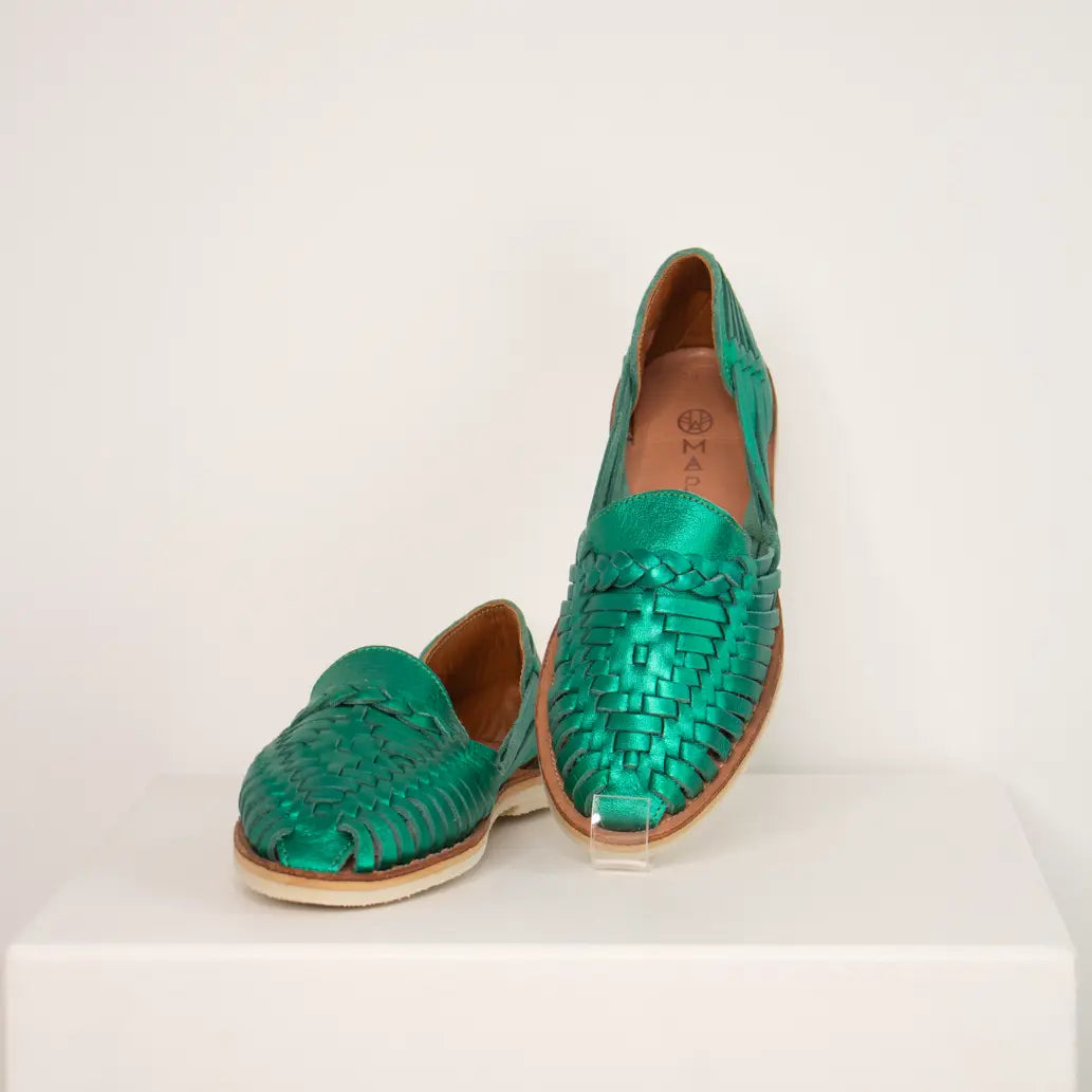 Chaussure vert emeraude shop