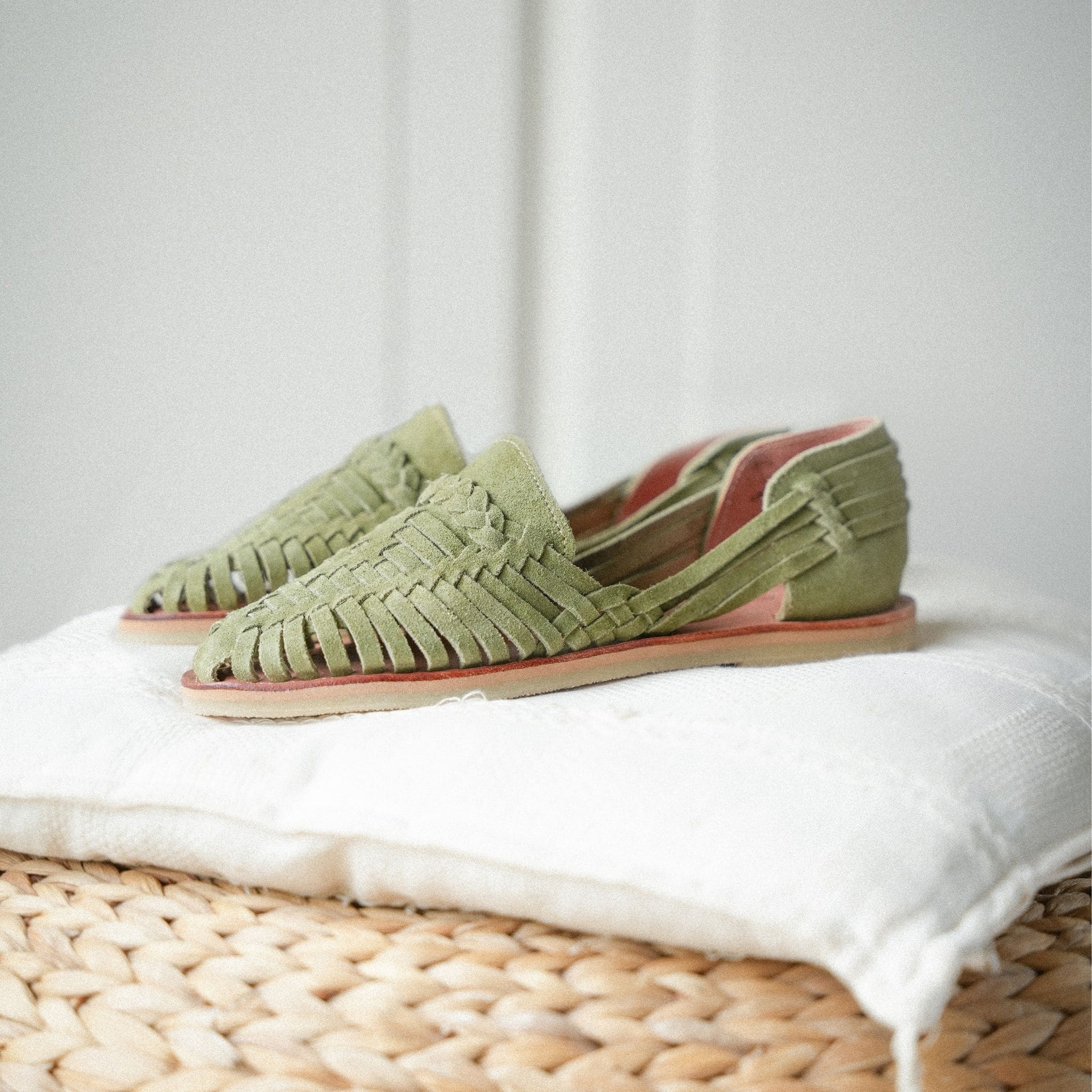 Alegre Suede Olive - Huarache Mapache