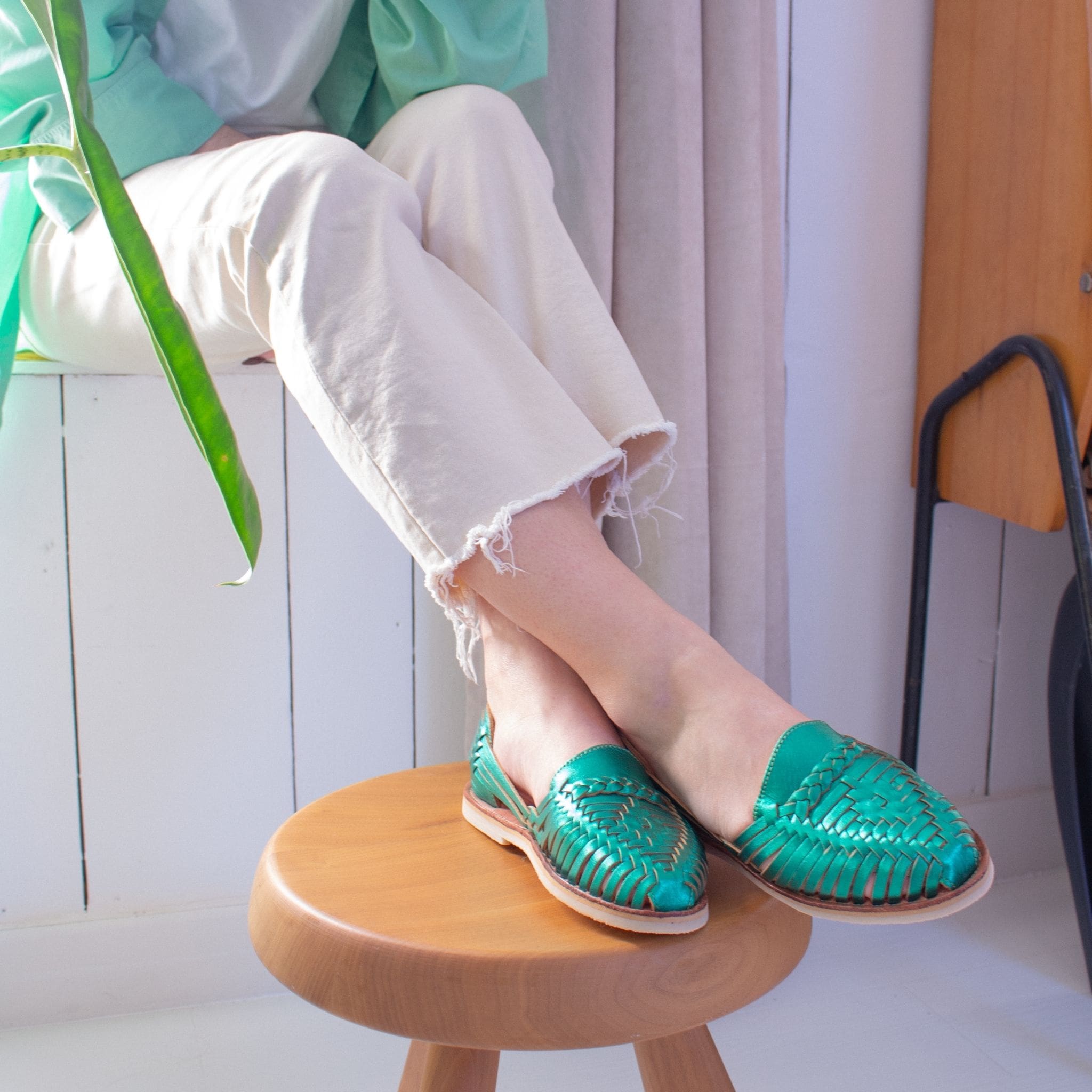 Alegre Vert Émeraude - Huarache Mapache