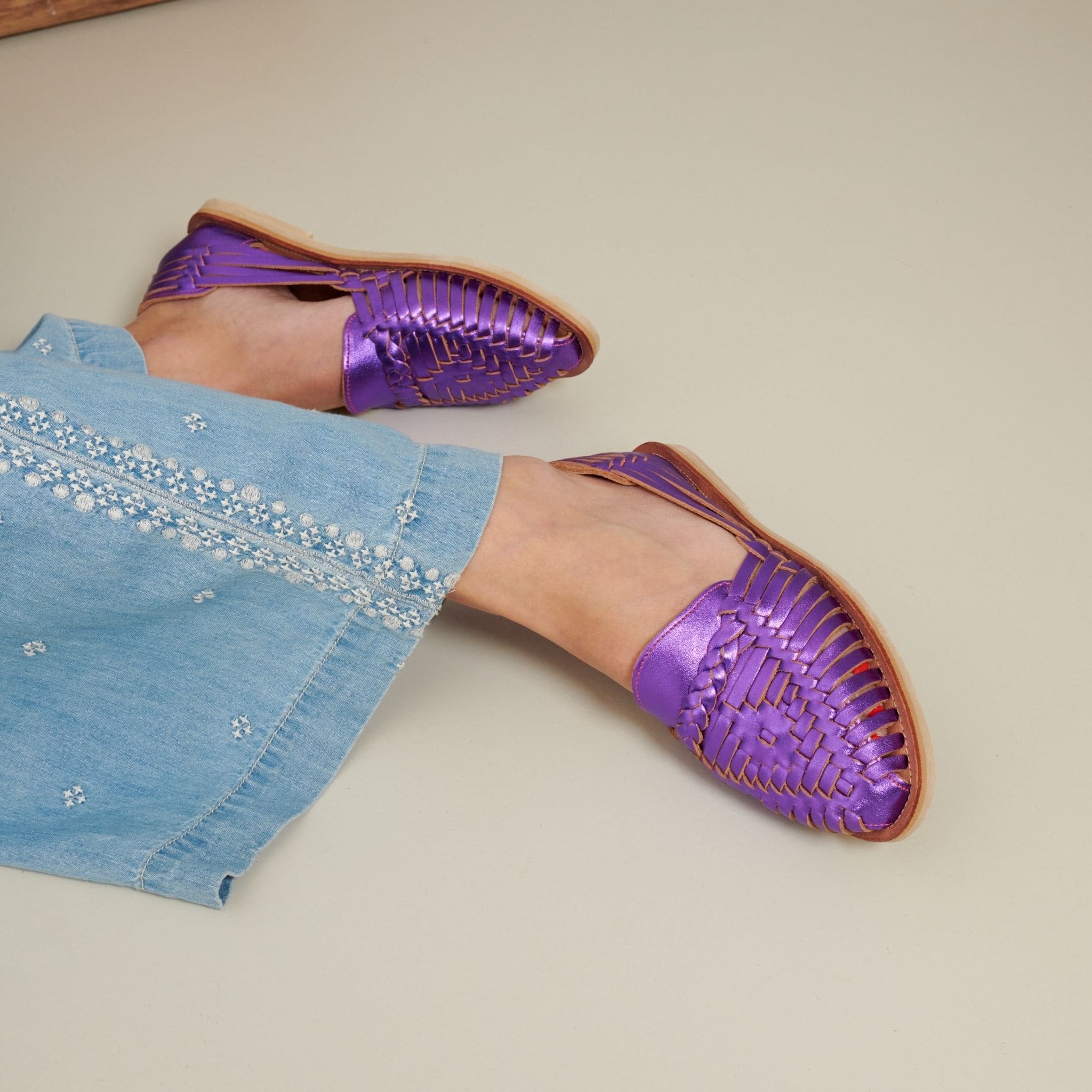 Alegre Violet Flashy - Huarache Mapache