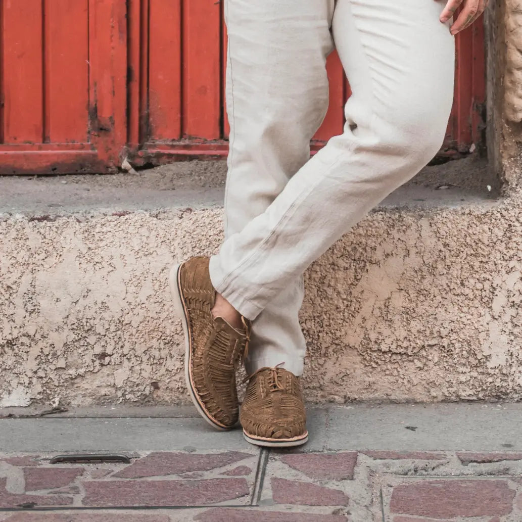 Autentico Suede Moka - Derbies homme Mapache