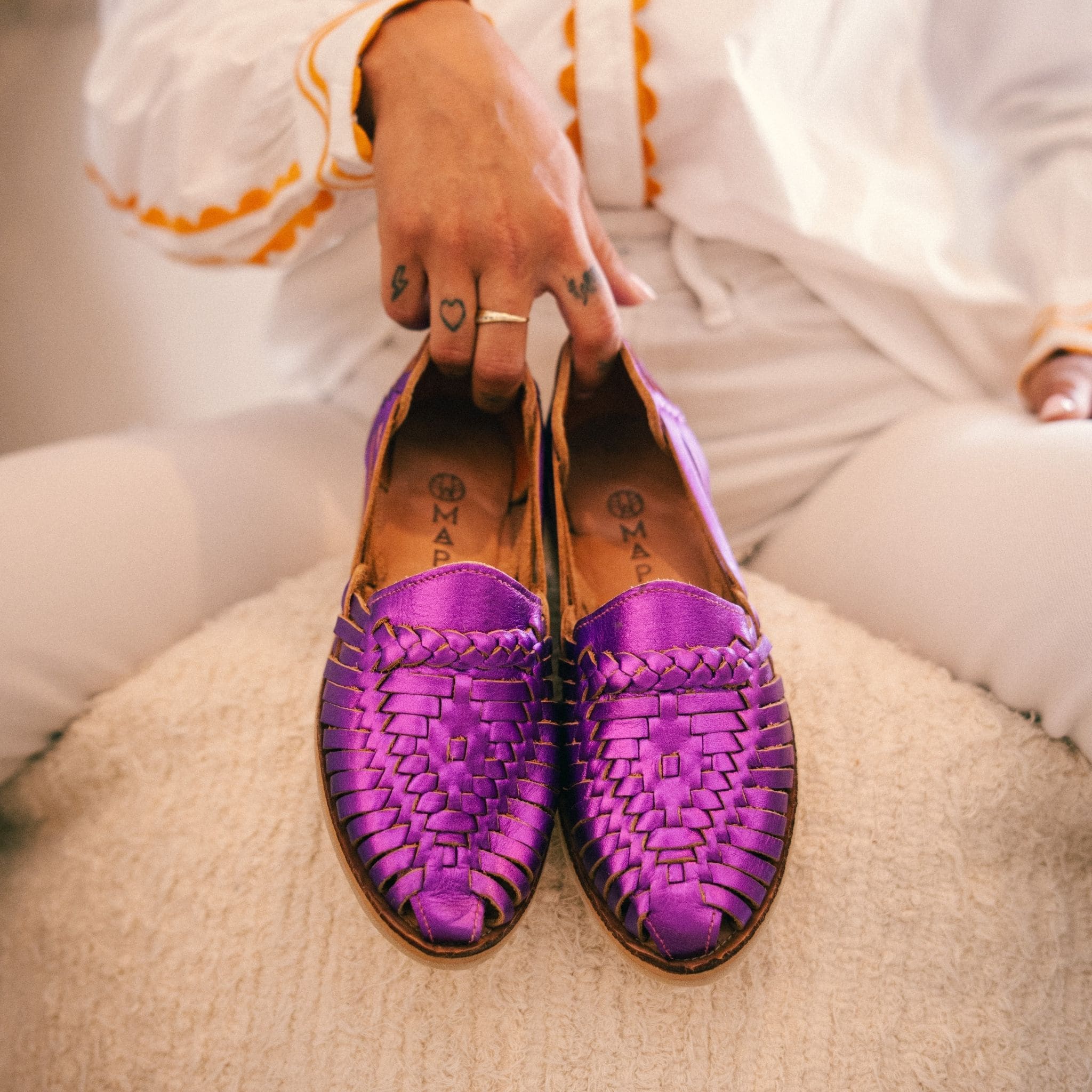 Alegre Violet Flashy - Huarache Mapache