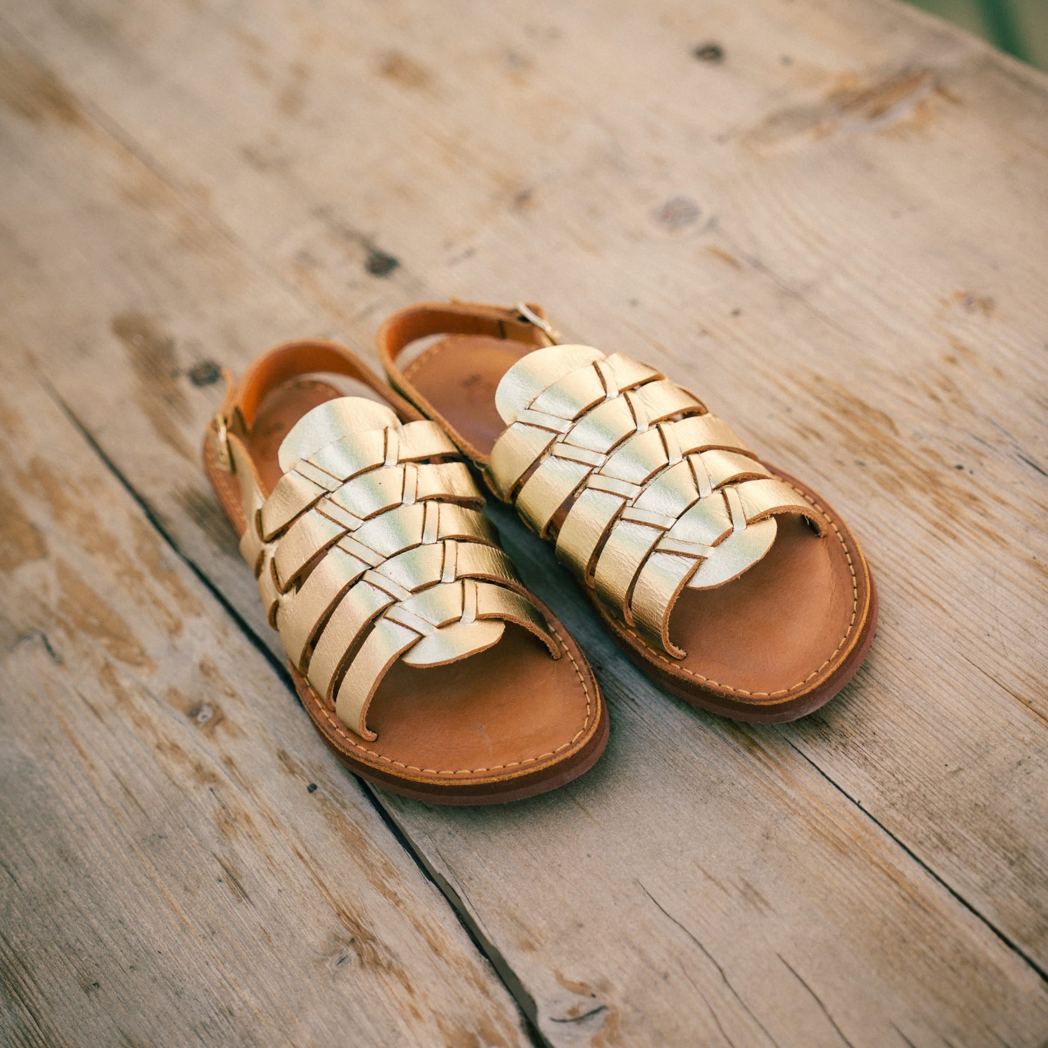 CALI CHAMPAGNE - SANDALE FEMME MAPACHE