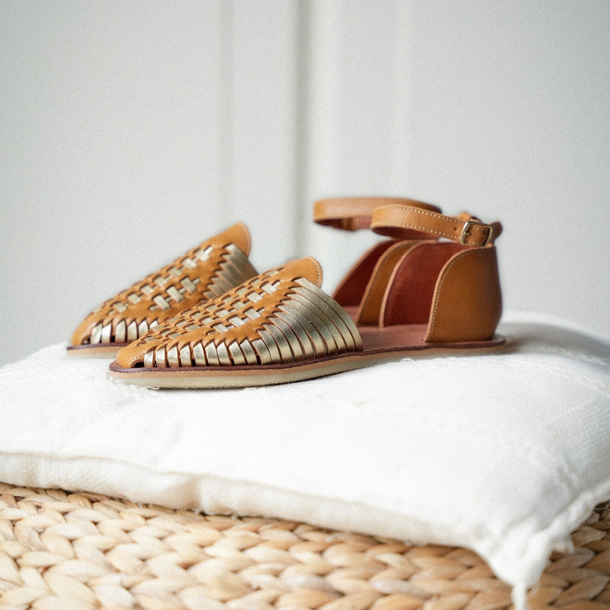 Camila Camel Champagne - Huarache Mapache