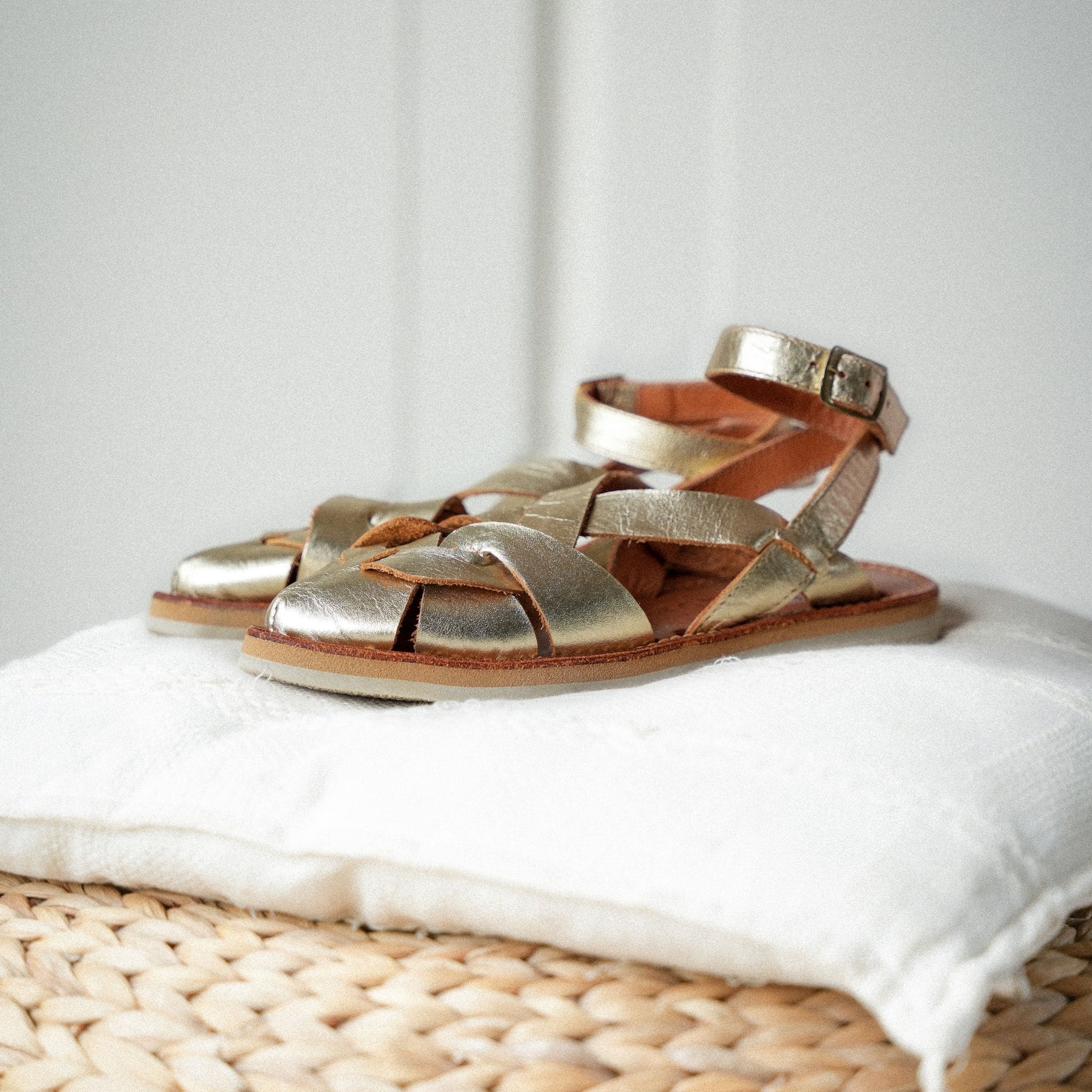 ELBA CHAMPAGNE - SANDALE FEMME MAPACHE