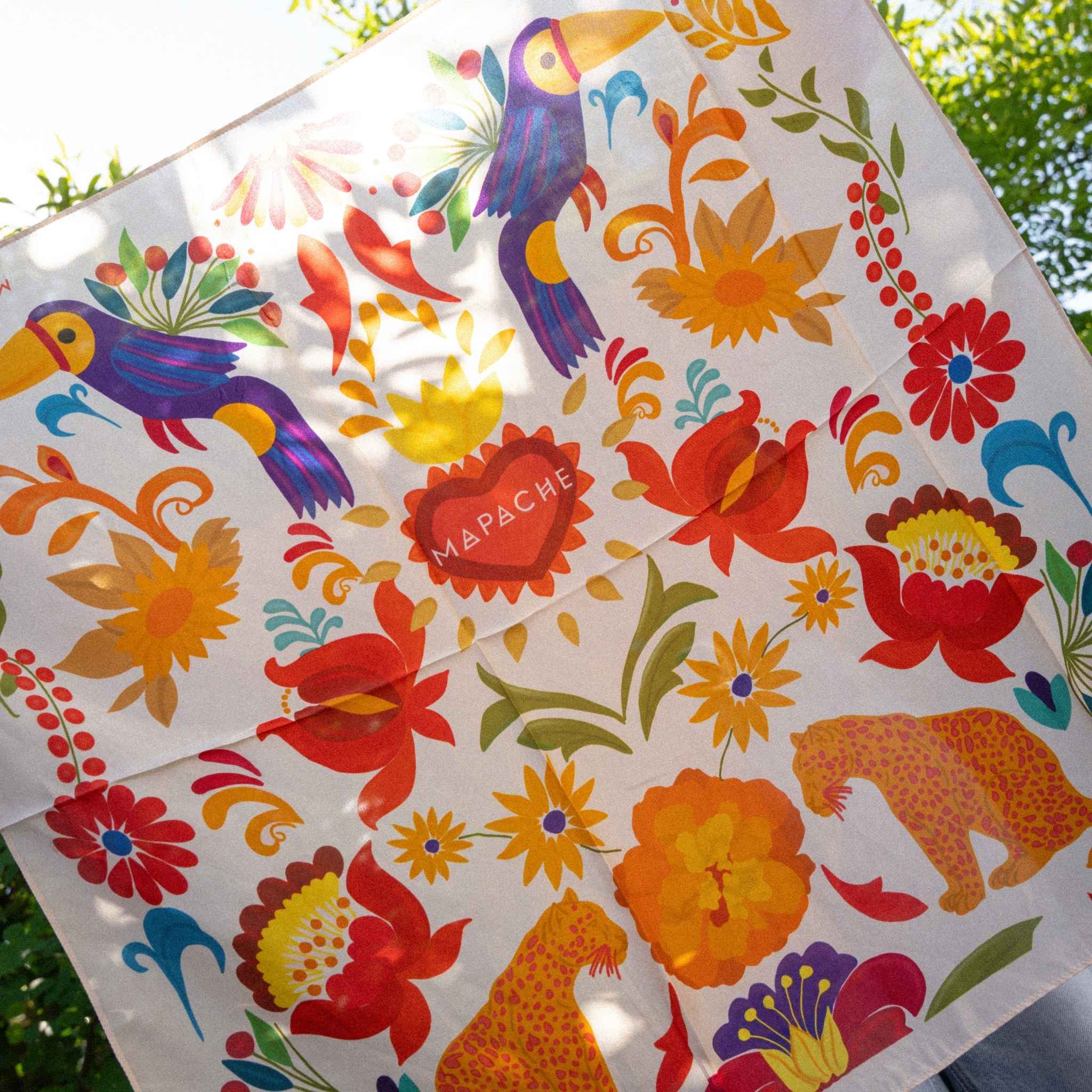 FOULARD MEXICO MI AMOR - MAPACHE