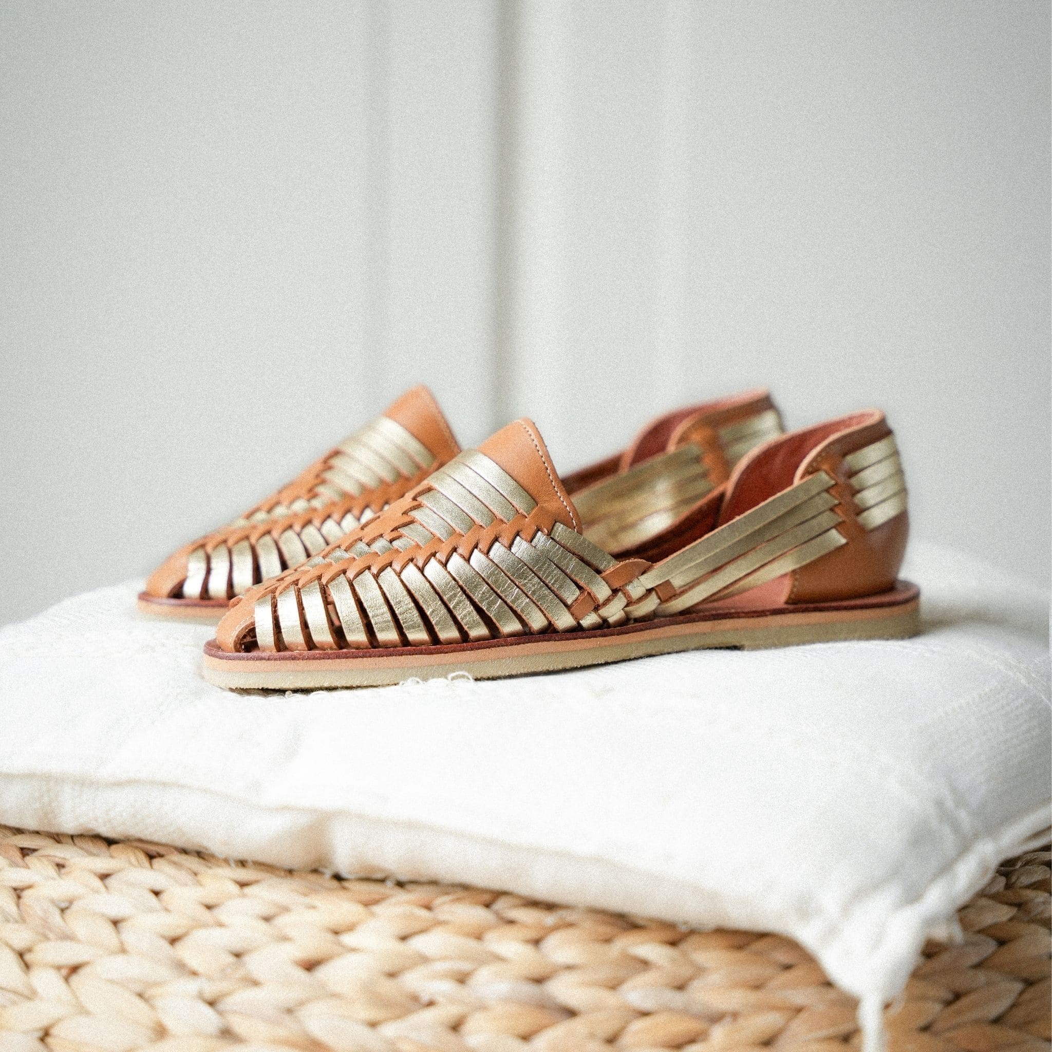 Ibarra Camel Champagne - Huarache Mapache