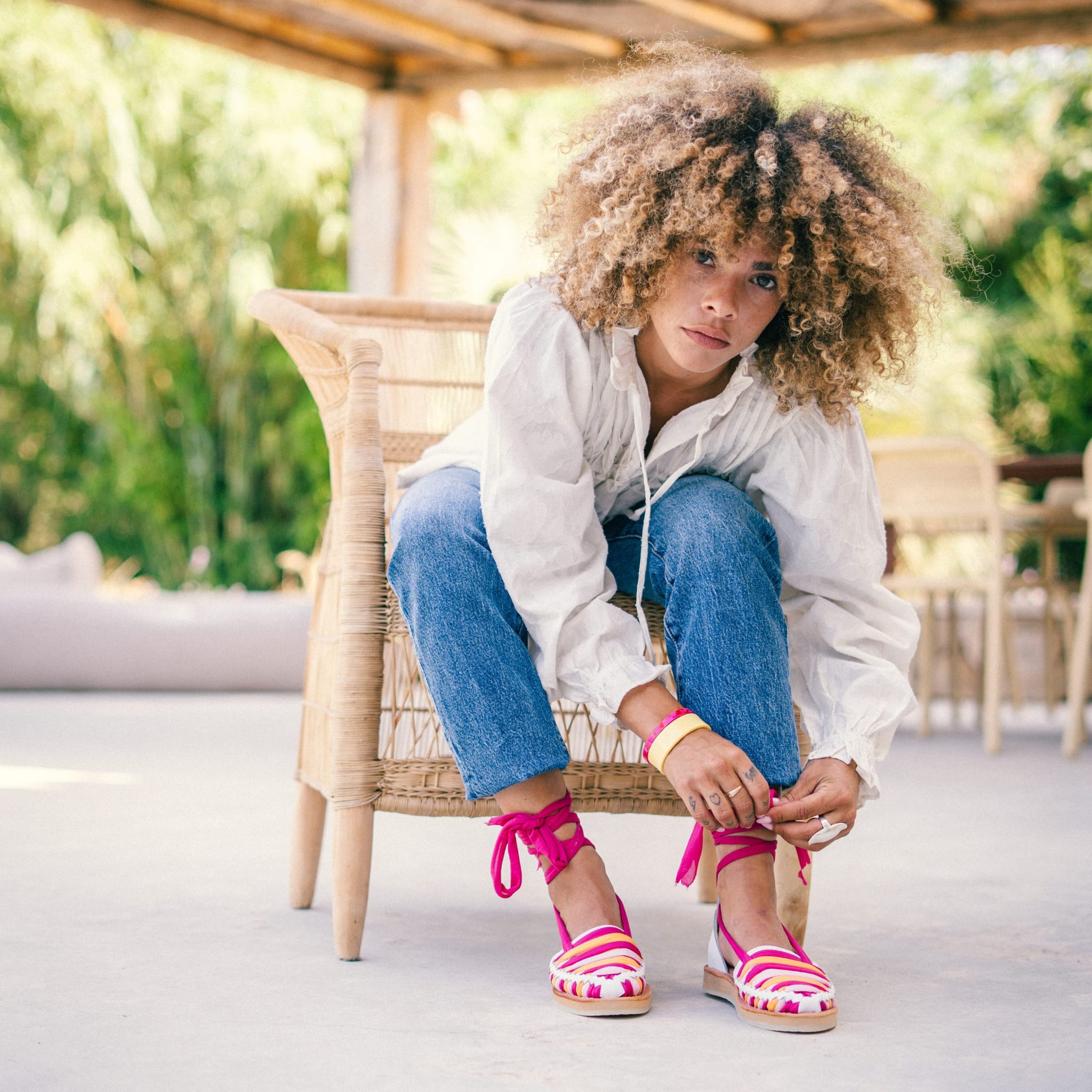 ILONA COCO ROSE - SANDALE FEMME MAPACHE