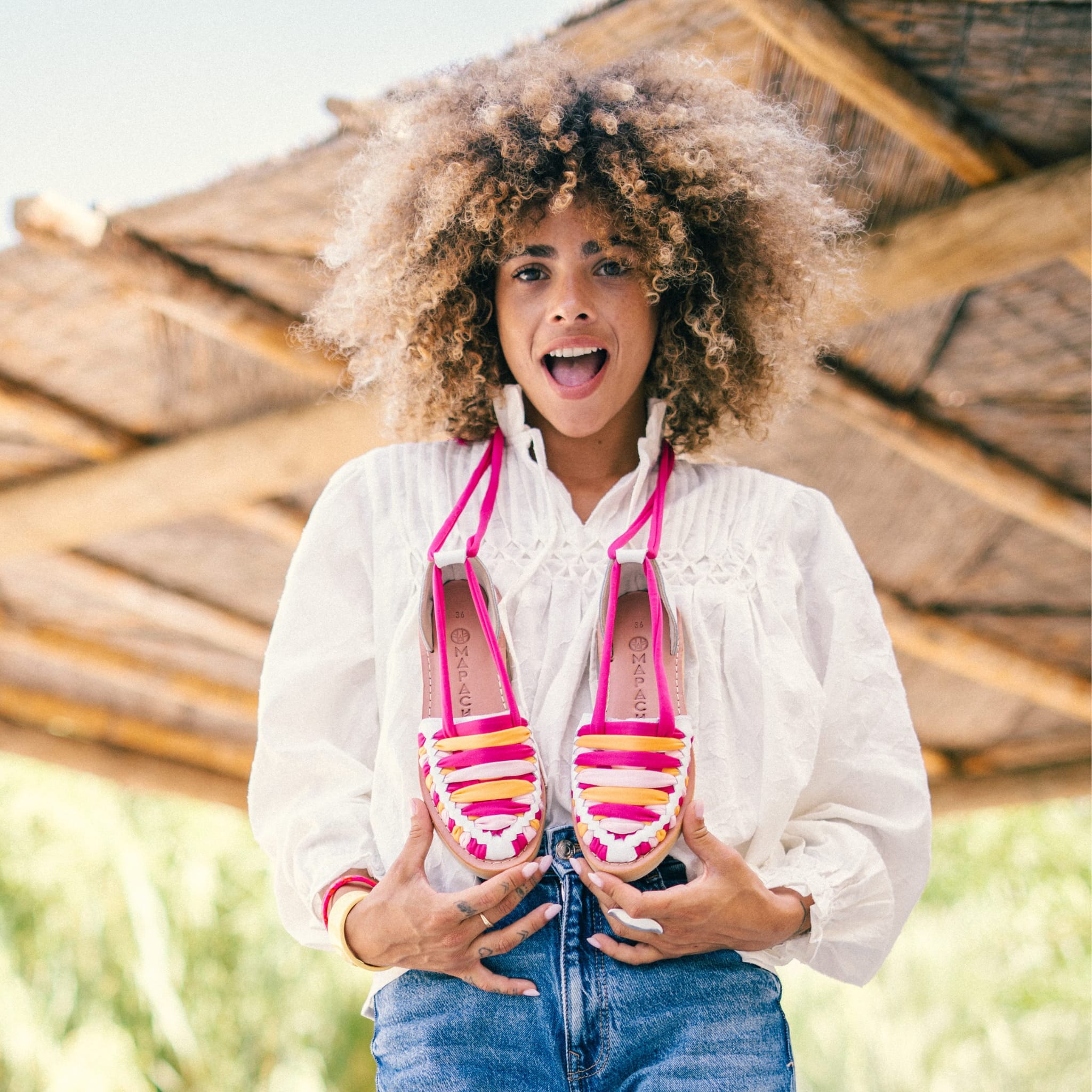 ILONA COCO ROSE - SANDALE FEMME MAPACHE