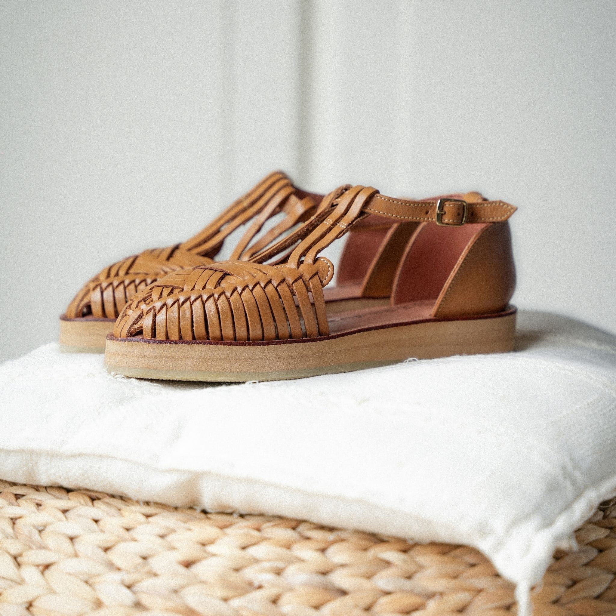 ISIDORA CAMEL - HUARACHE FEMME MAPACHE