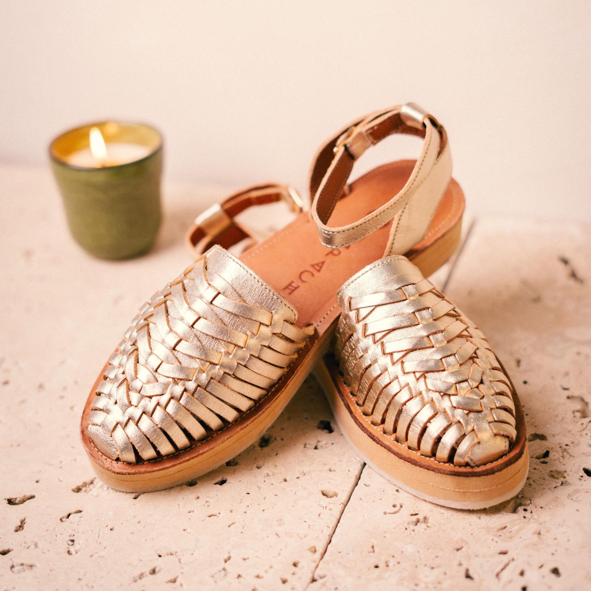 LOMA CHAMPAGNE - SANDALE FEMME MAPACHE