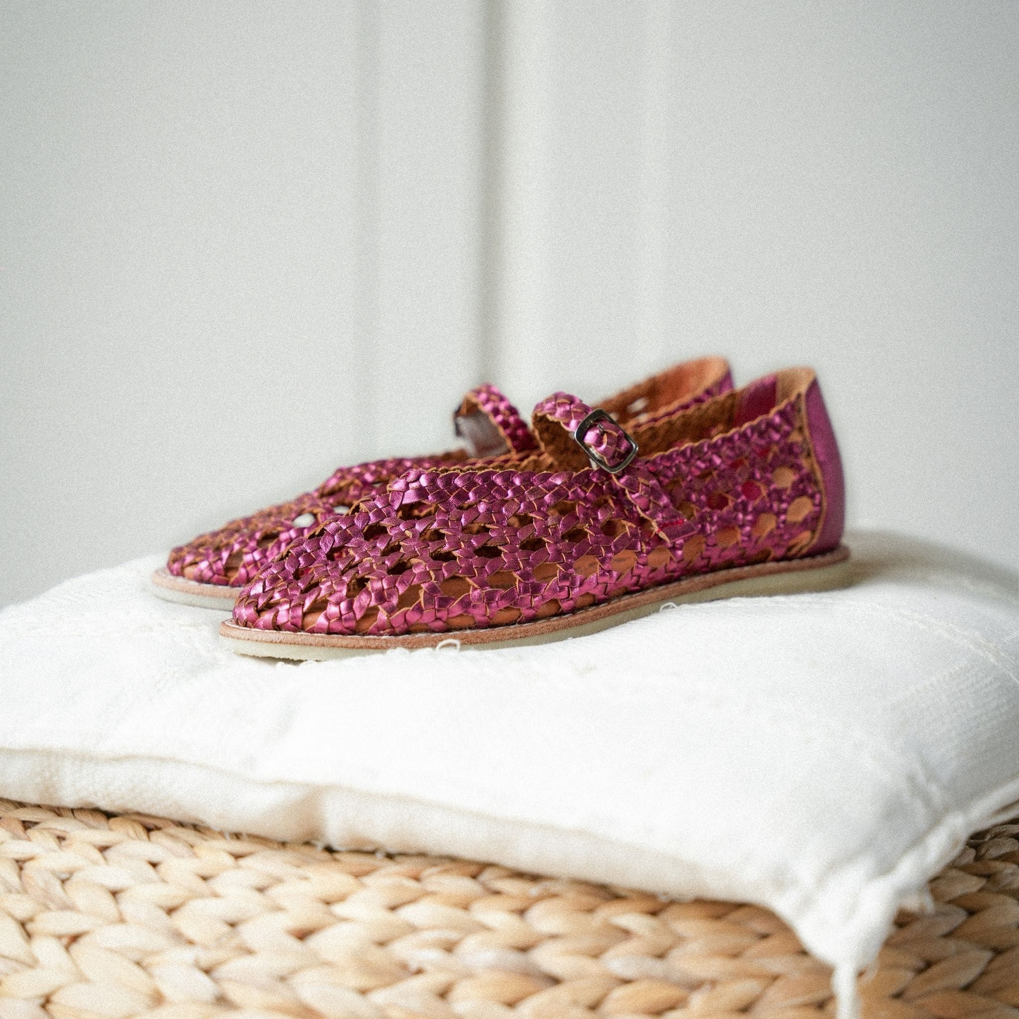 PIA ROSE FLASHY - HUARACHE FEMME MAPACHE