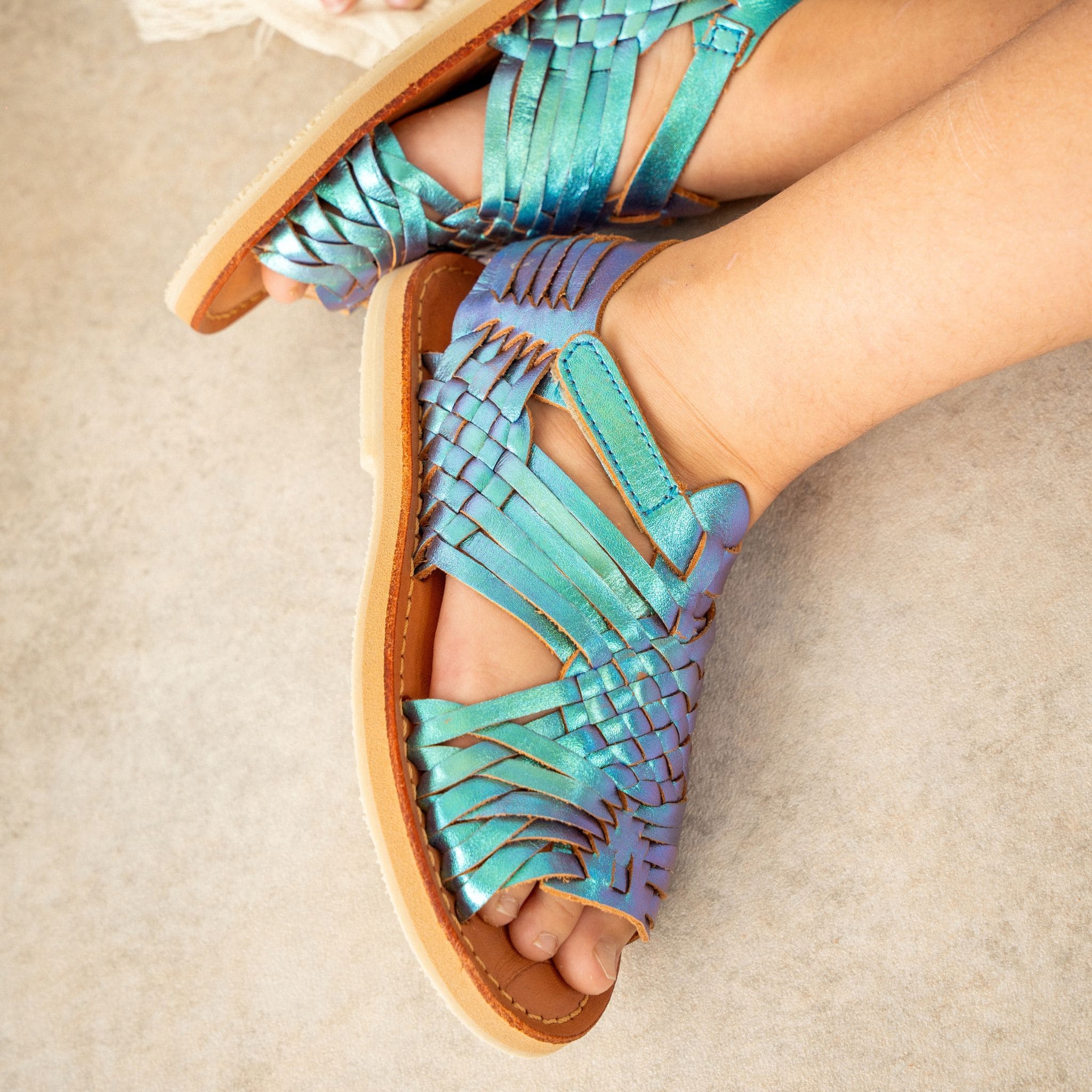 SANDALITA BLUE MERMAID - SANDALE ENFANT MAPACHE 