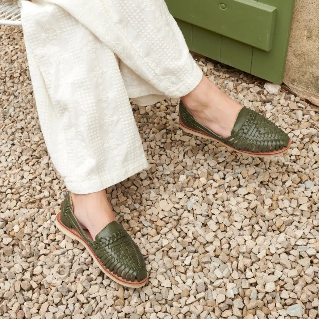 Alegre Olive - Huarache Mapache