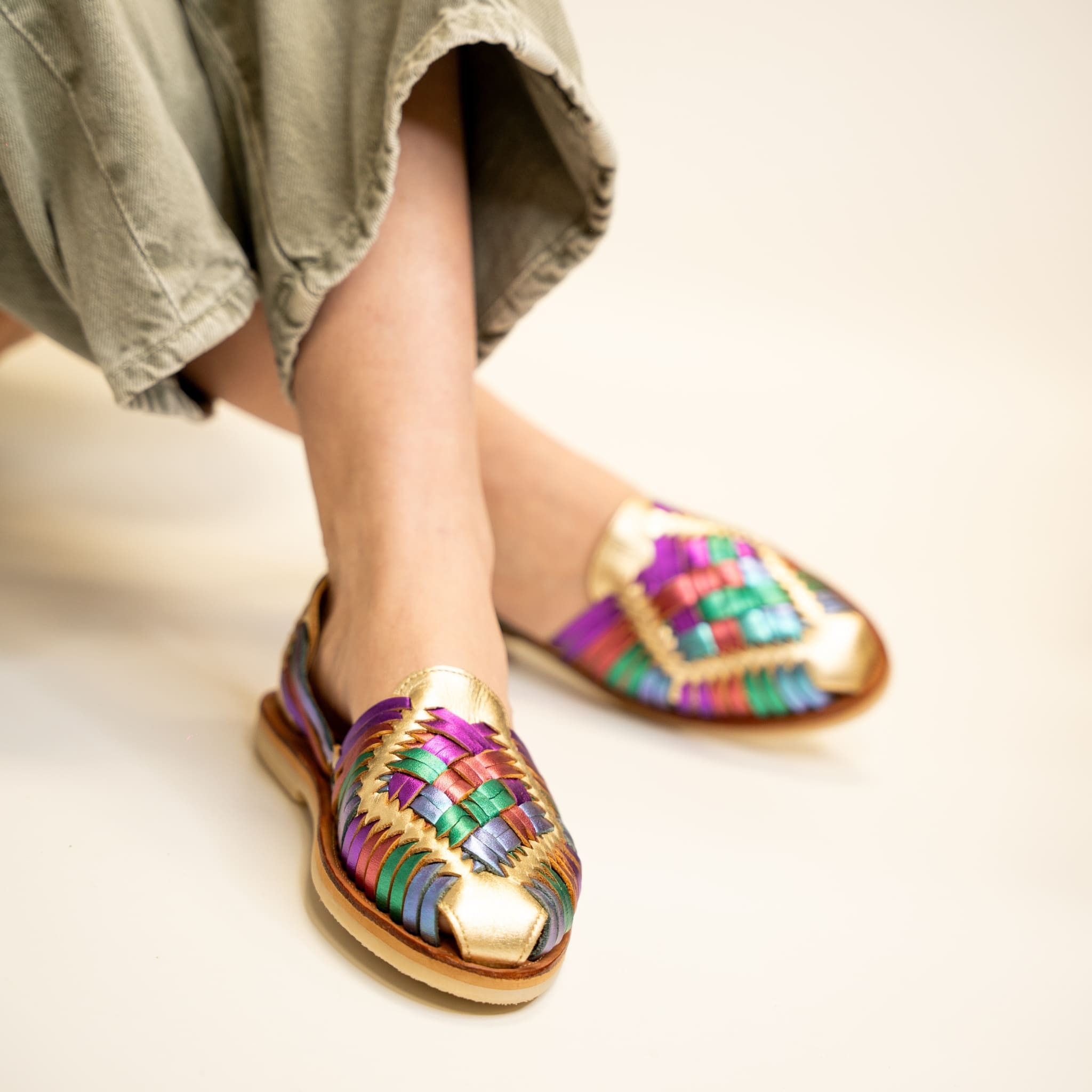 Huarache Rosalia Iris - Mapache