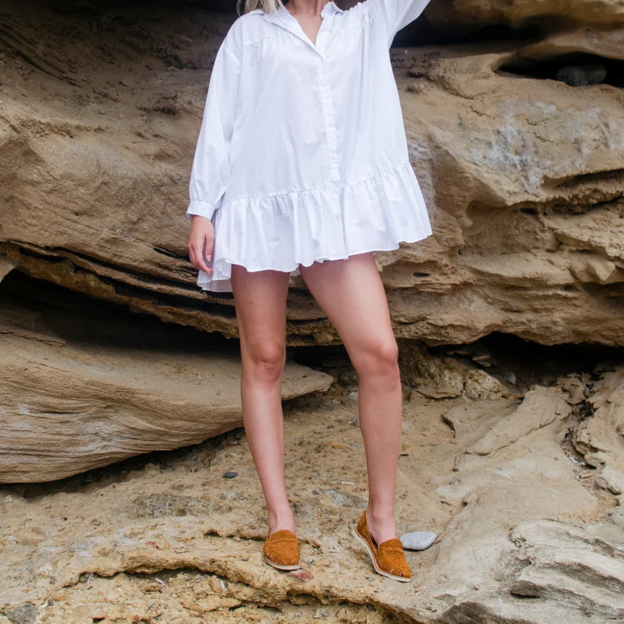 Mapache - Huaraches - Alegre Suede Camel