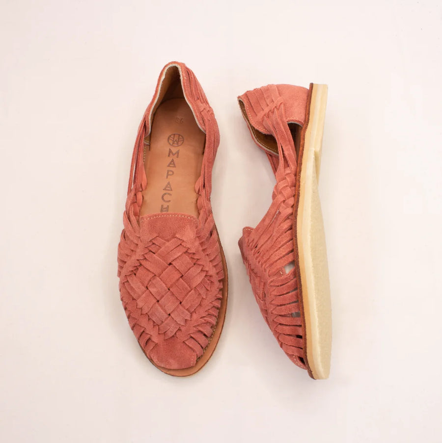 Mapache - Huaraches - Rosalia Suede Framboise