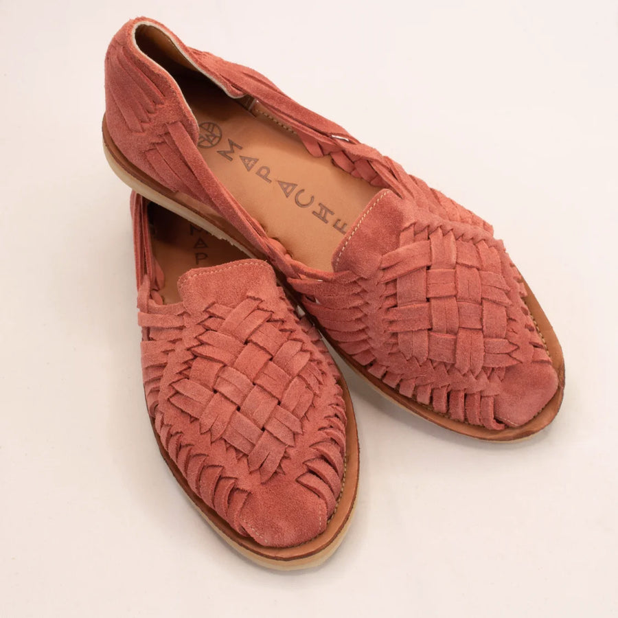 Mapache - Huaraches - Rosalia Suede Framboise